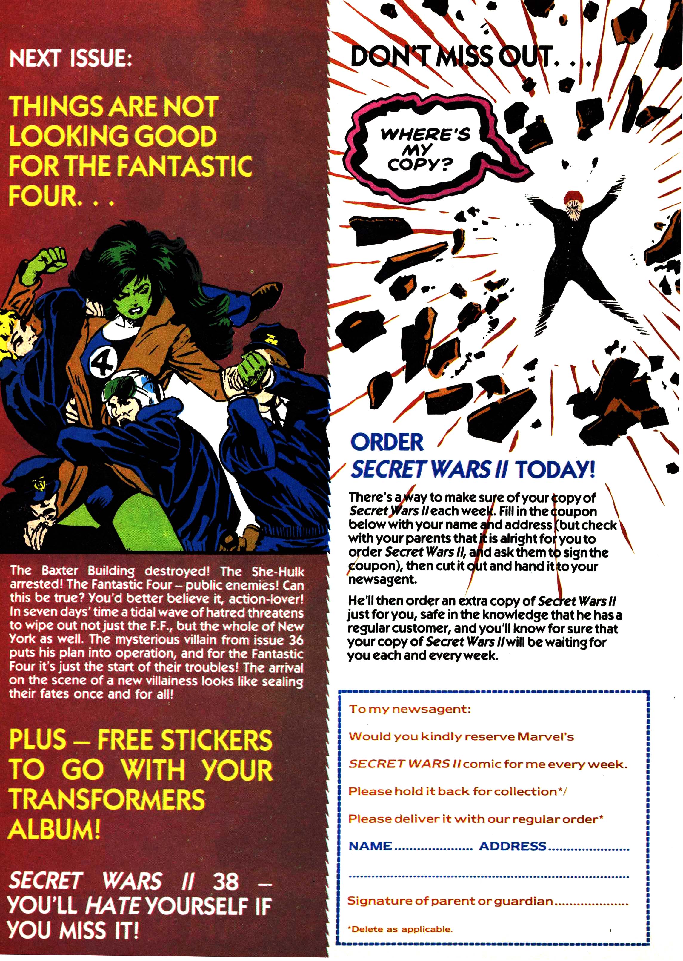 Read online Secret Wars (1985) comic -  Issue #37 - 23