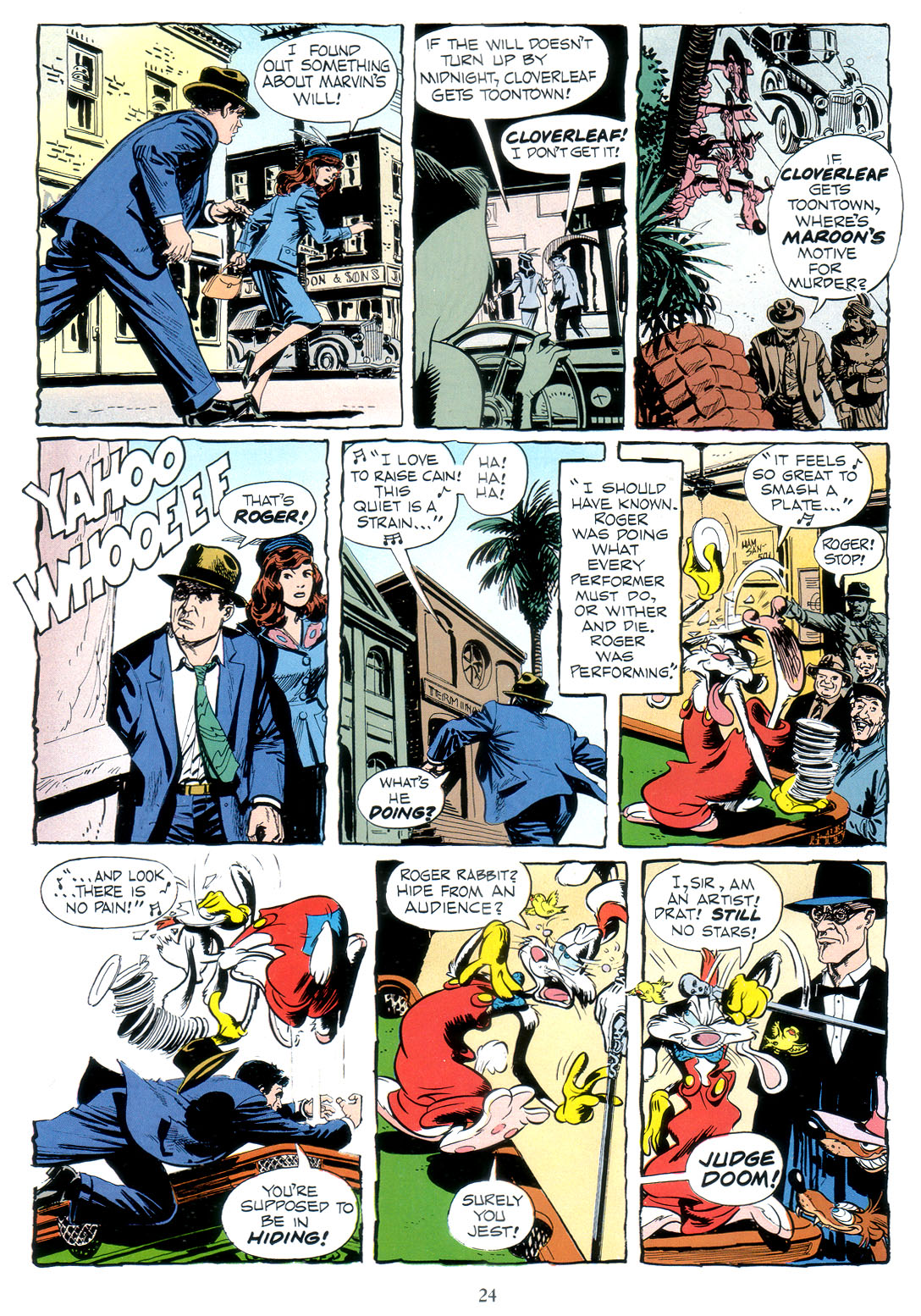 Marvel Graphic Novel: Who Framed Roger Rabbit issue Full - Page 26