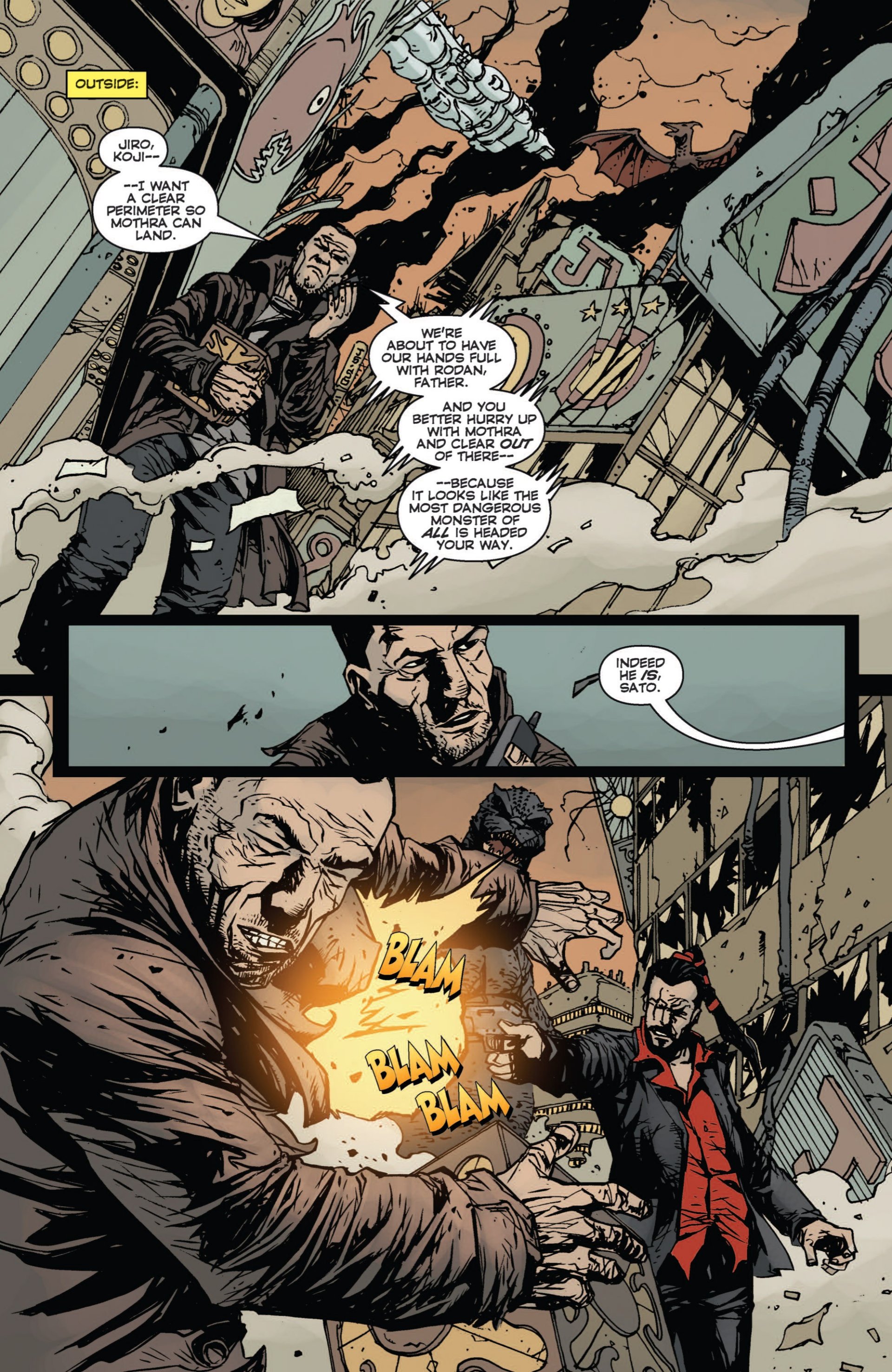 Read online Godzilla: Gangsters and Goliaths comic -  Issue # Full - 119