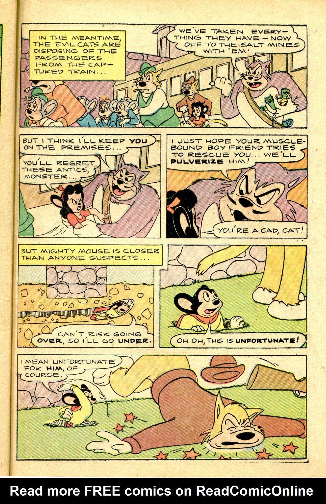 Read online Paul Terry's Mighty Mouse Comics comic -  Issue #44 - 89