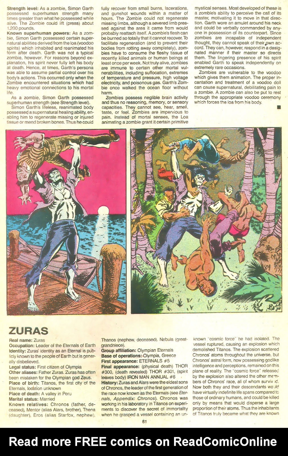 The Official Handbook of the Marvel Universe Deluxe Edition issue 20 - Page 63
