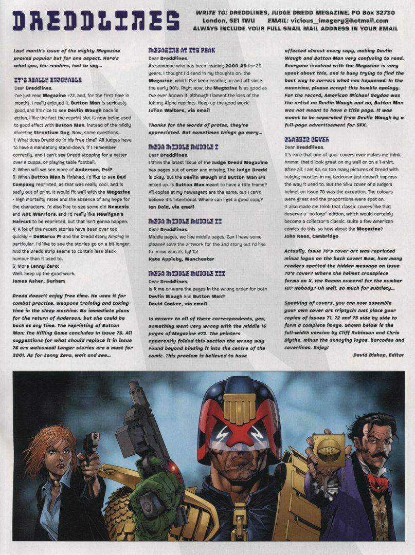 Read online Judge Dredd Megazine (vol. 3) comic -  Issue #73 - 47