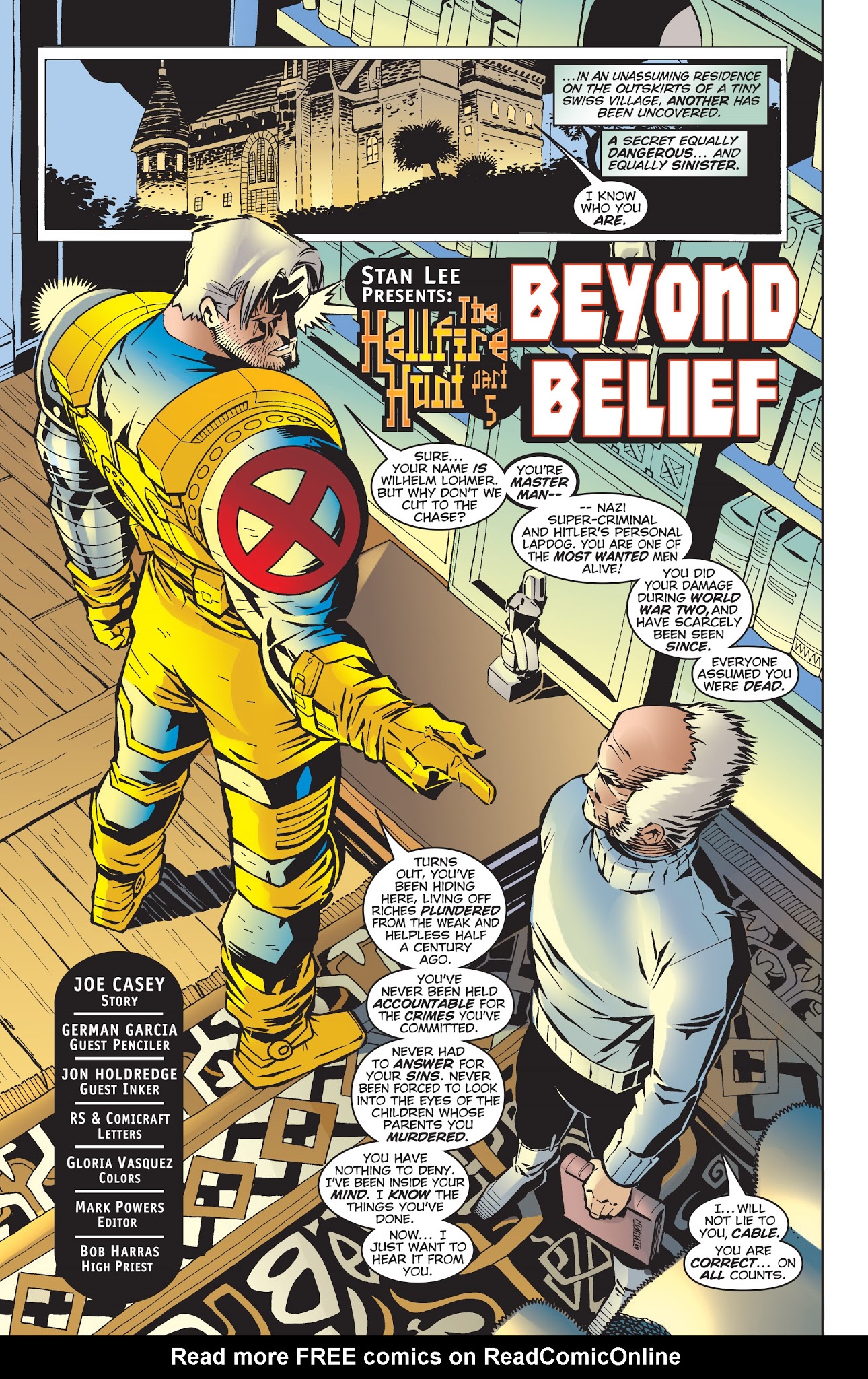 Read online Cable: The Hellfire Hunt comic -  Issue # TPB - 192