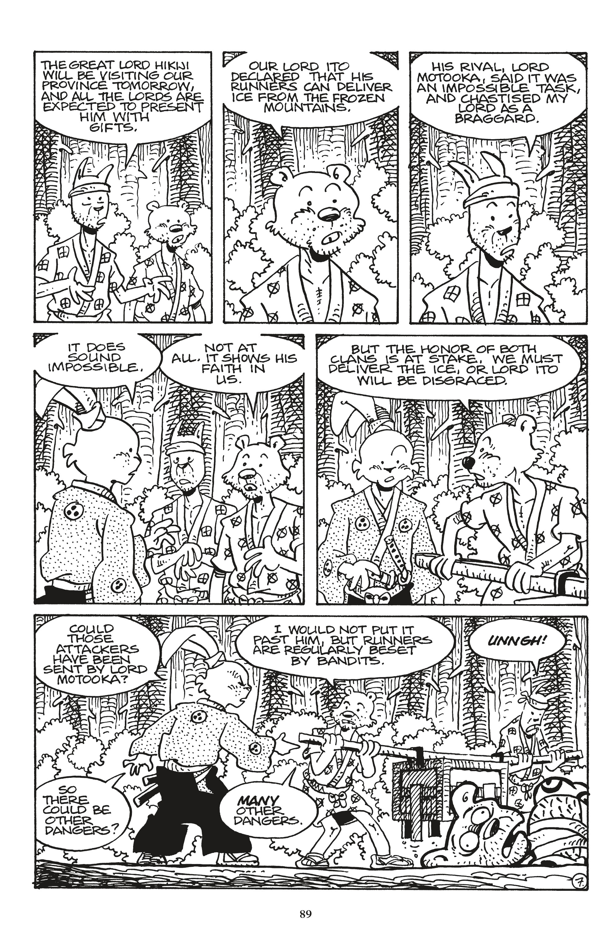 Read online The Usagi Yojimbo Saga comic -  Issue # TPB 8 (Part 1) - 89