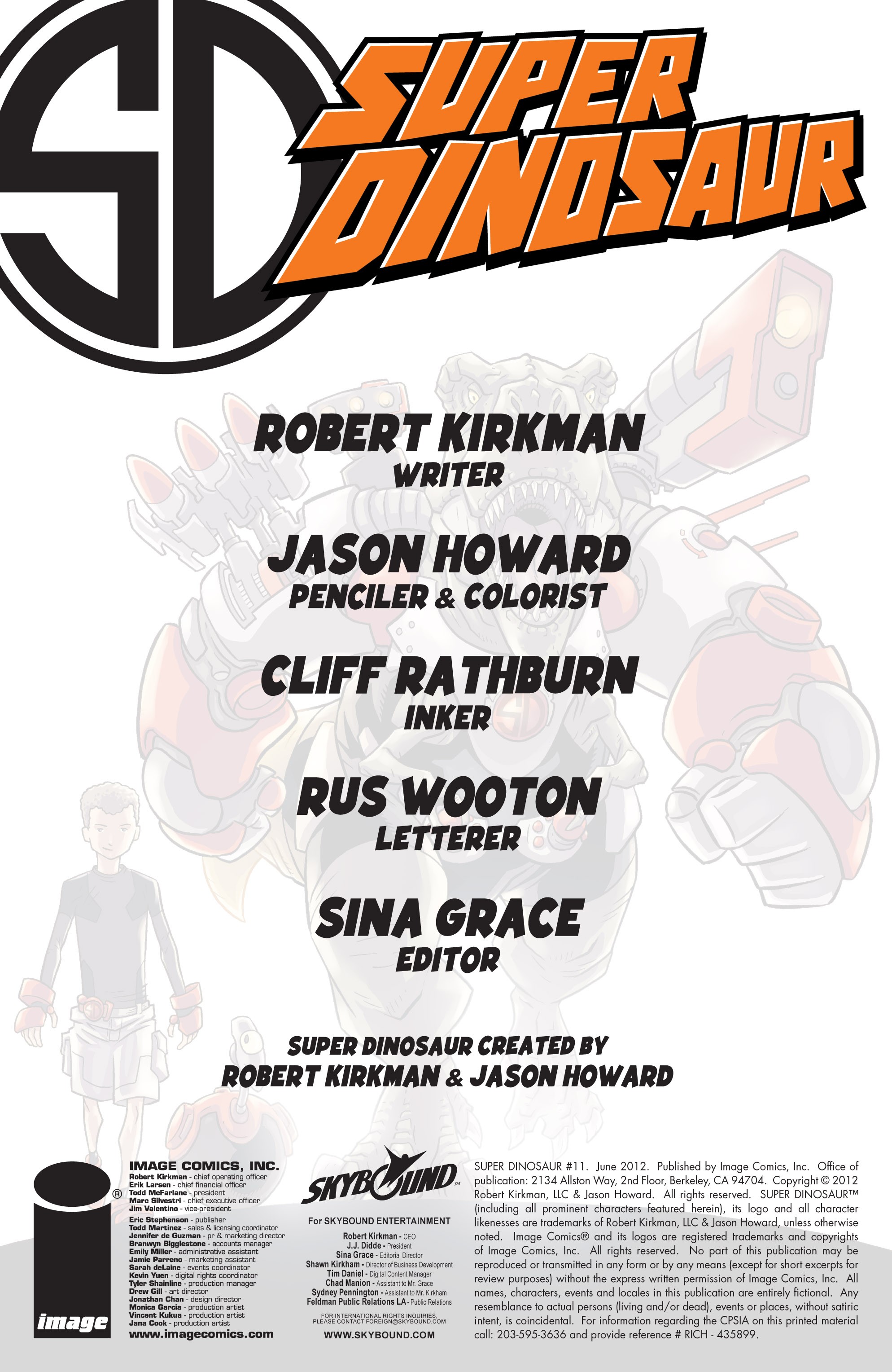 Read online Super Dinosaur (2011) comic -  Issue #11 - 2