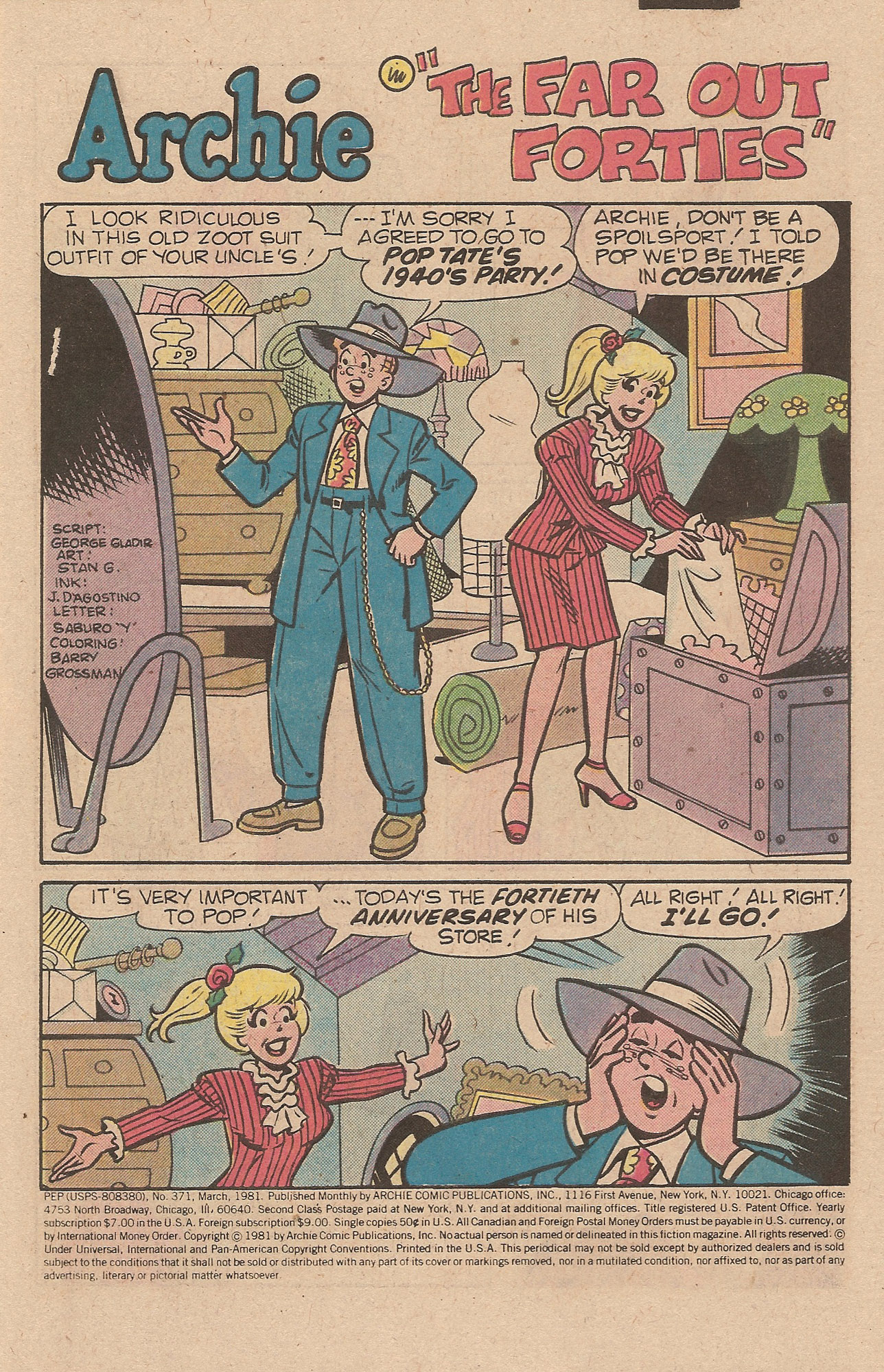 Read online Pep Comics comic -  Issue #371 - 3