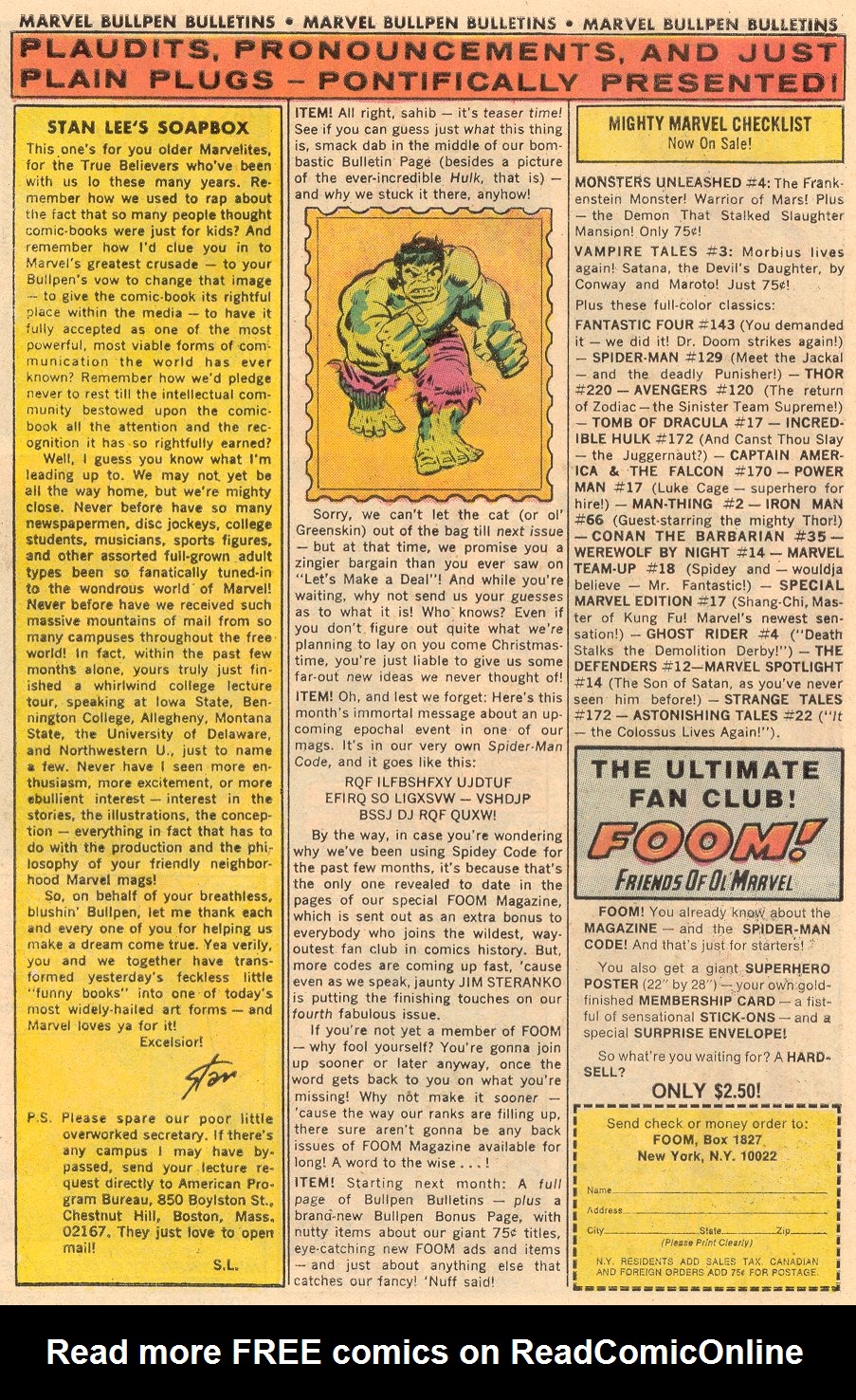 Read online Special Marvel Edition comic -  Issue #16 - 20