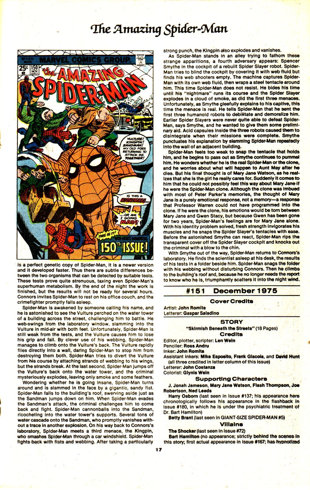 Read online The Official Marvel Index to The Amazing Spider-Man comic -  Issue #6 - 19