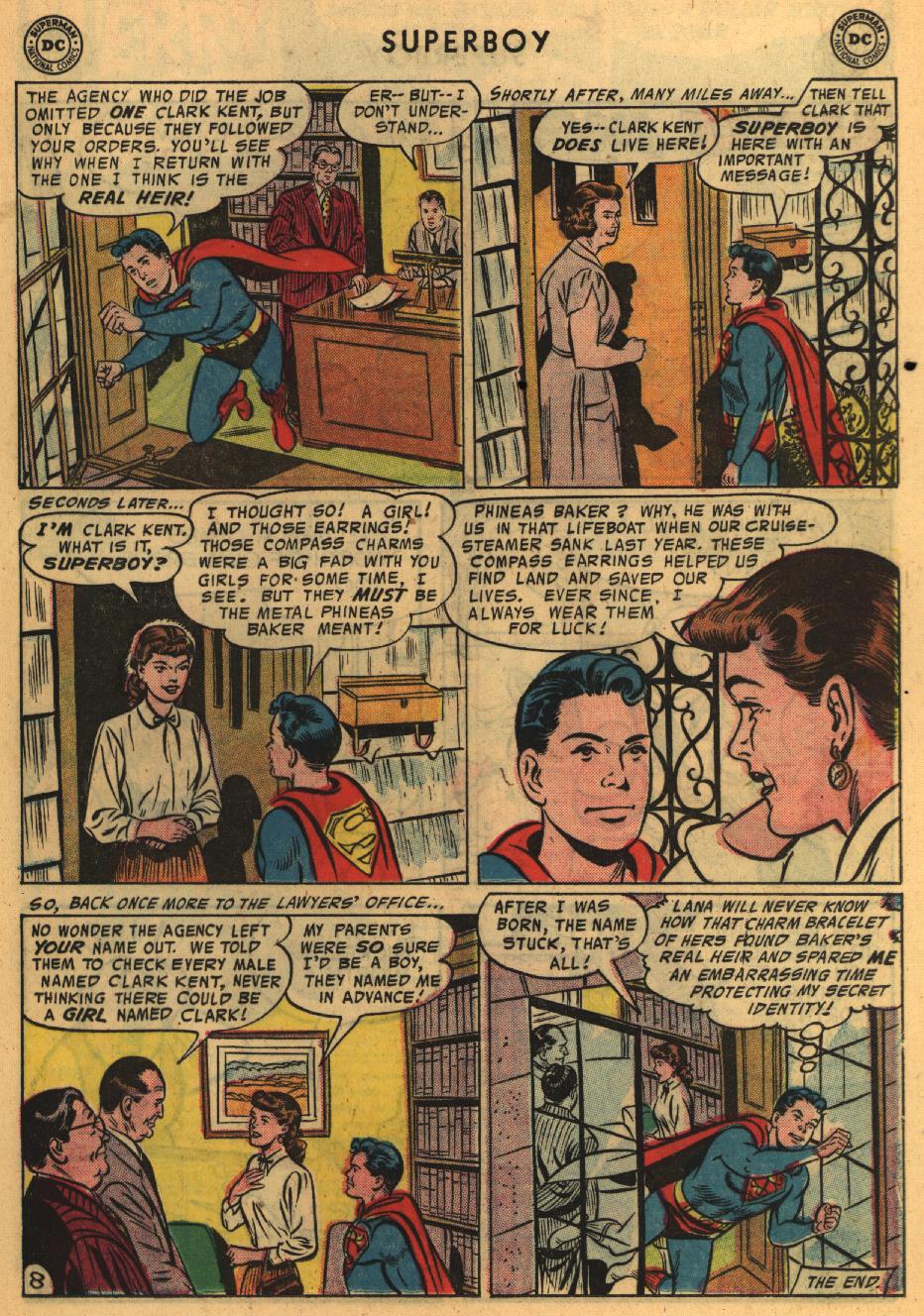 Read online Superboy (1949) comic -  Issue #54 - 19