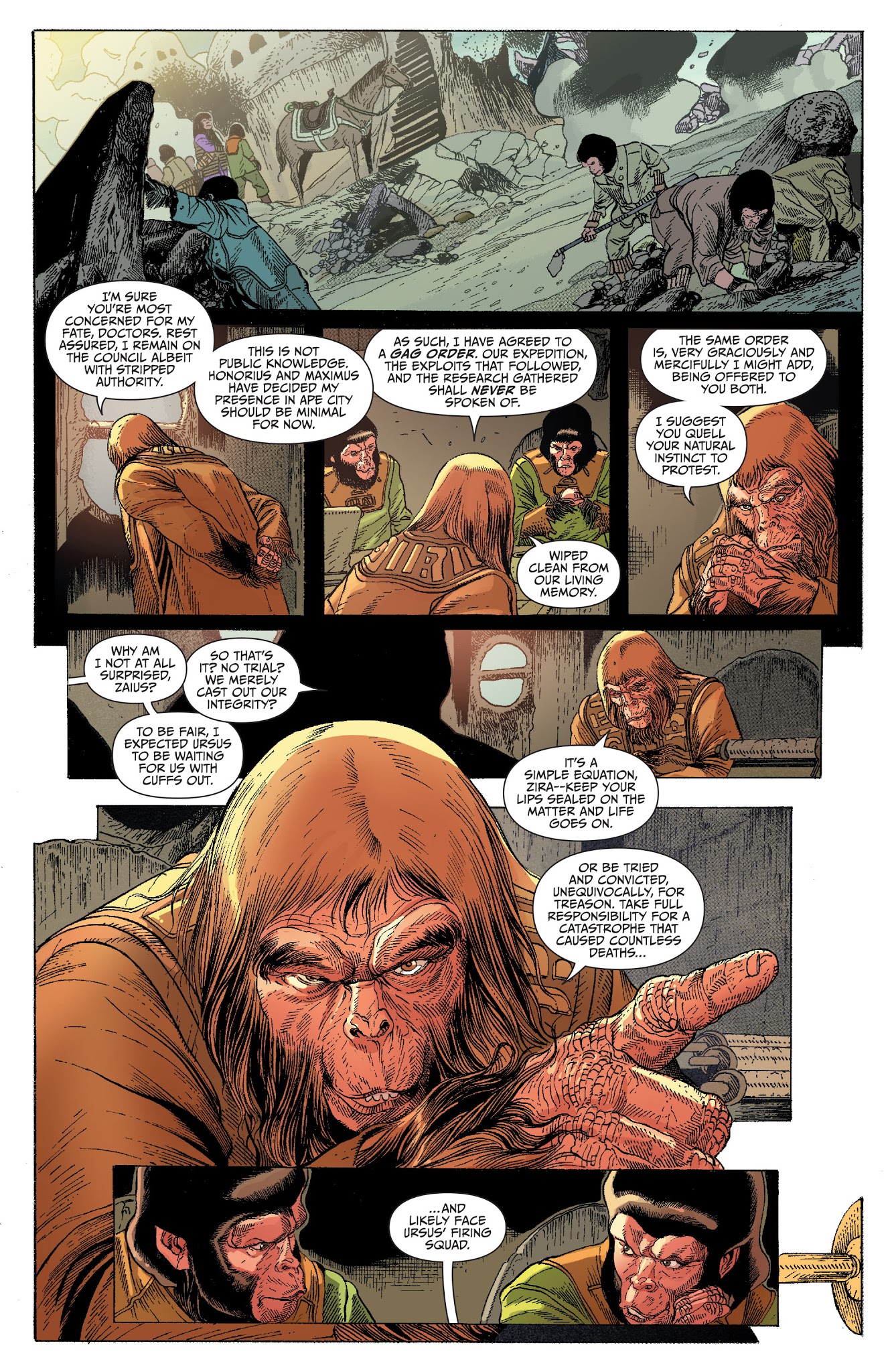 Read online Kong on the Planet of the Apes comic -  Issue #6 - 19