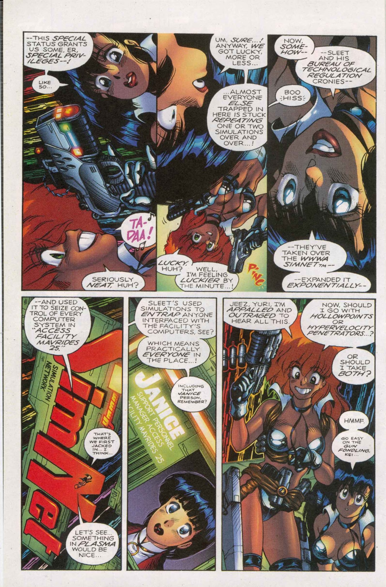 Read online The Dirty Pair: Sim Hell Remastered comic -  Issue #4 - 4