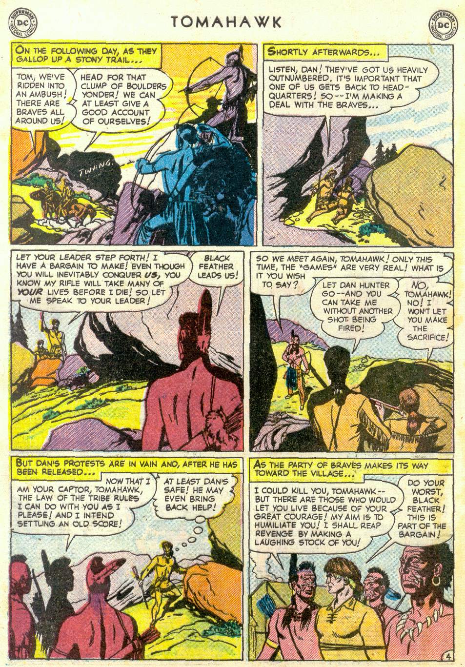 Read online Tomahawk comic -  Issue #7 - 7