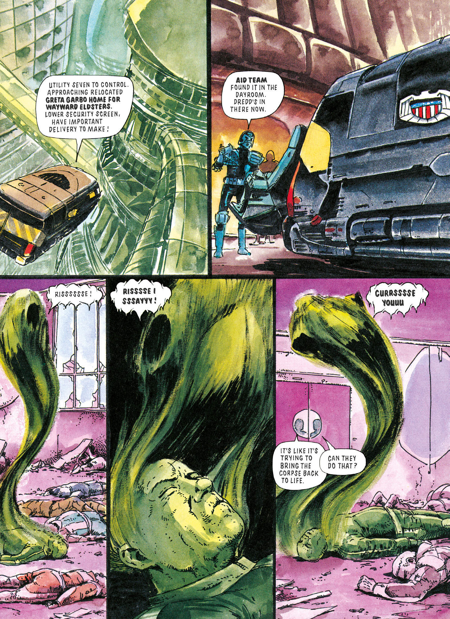 Read online Essential Judge Dredd: Necropolis comic -  Issue # TPB (Part 2) - 115