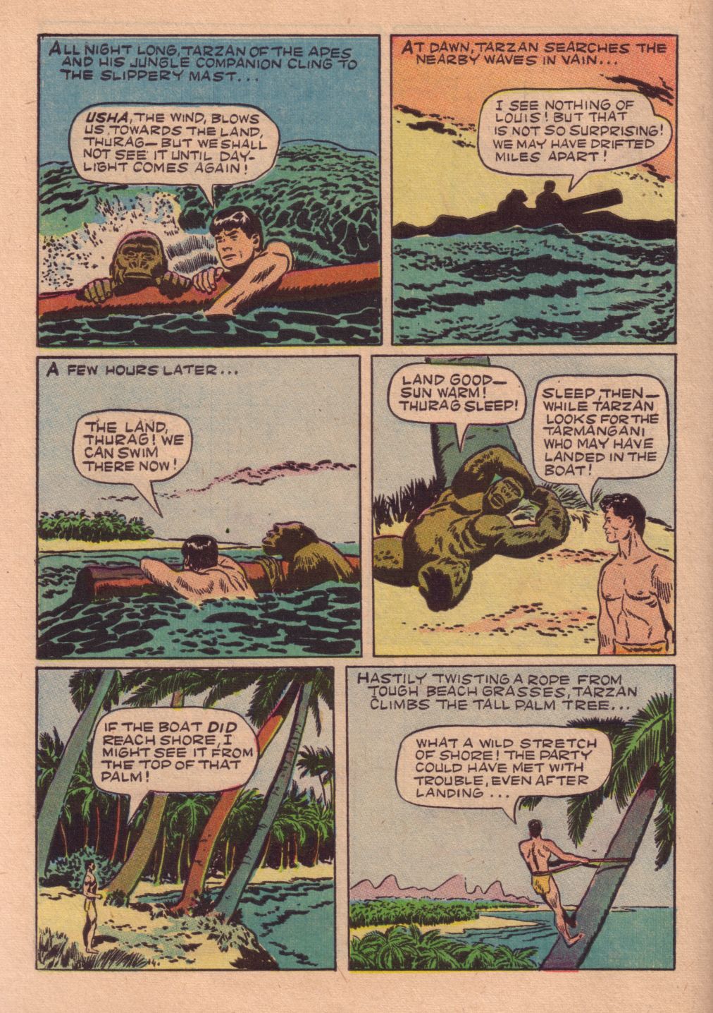 Read online Tarzan (1948) comic -  Issue #29 - 10