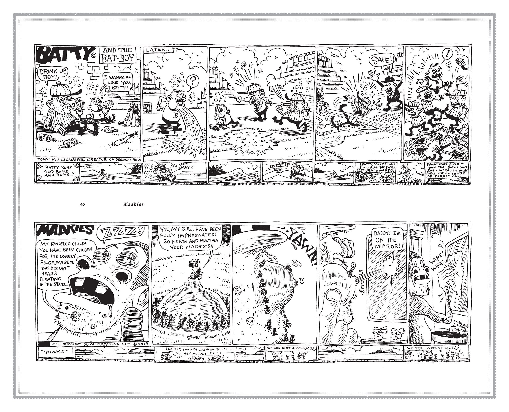 Read online Drinky Crow Drinks Again comic -  Issue # TPB - 50