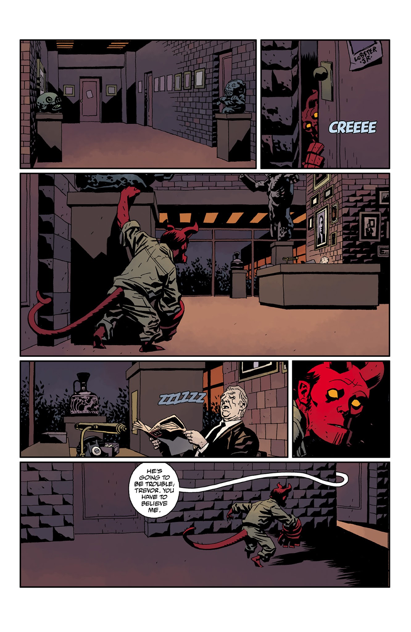 Read online Hellboy: The Midnight Circus comic -  Issue # TPB - 10