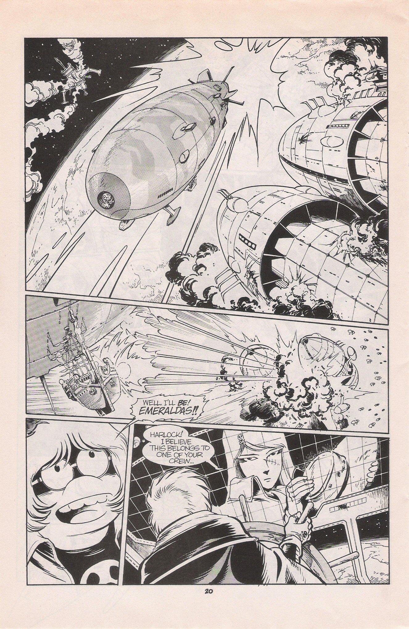 Read online Captain Harlock: Deathshadow Rising comic -  Issue #6 - 22
