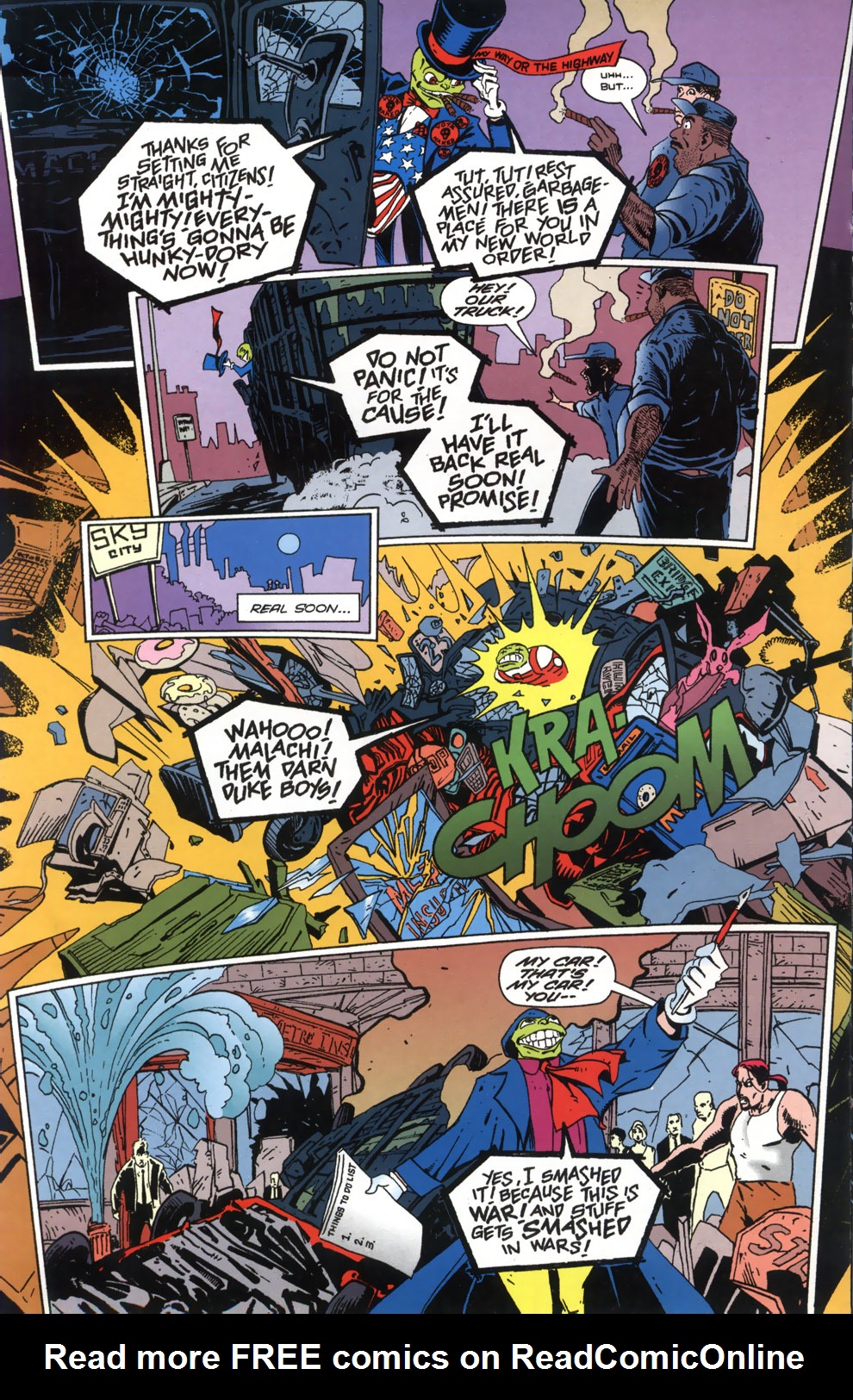 Read online The Mask: The Hunt for Green October comic -  Issue #1 - 16