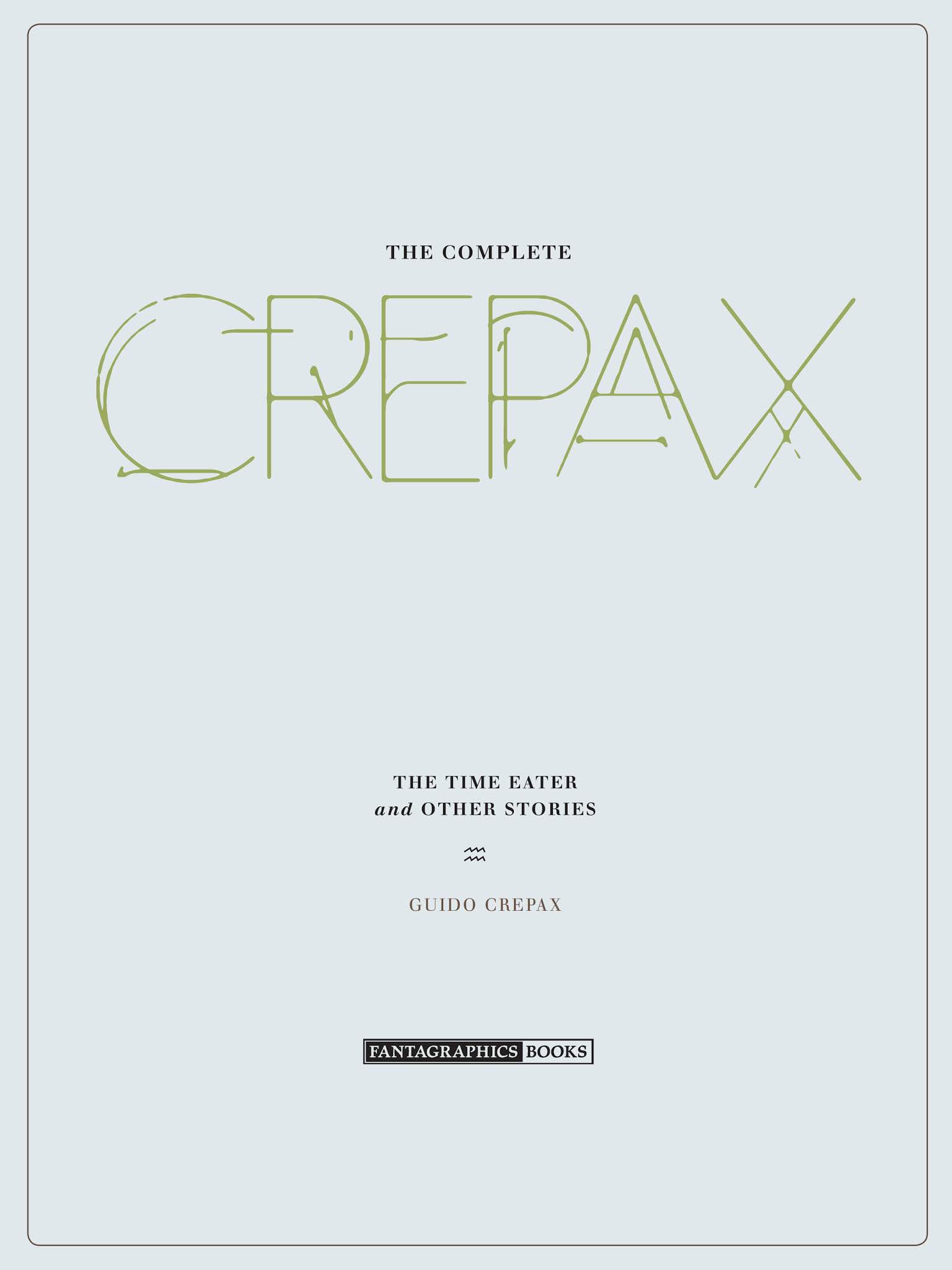 Read online The Complete Crepax comic -  Issue # TPB 2 - 4