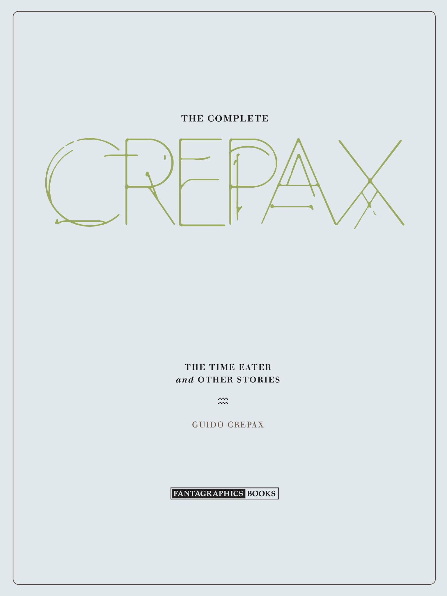 Read online The Complete Crepax comic -  Issue # TPB 2 - 4