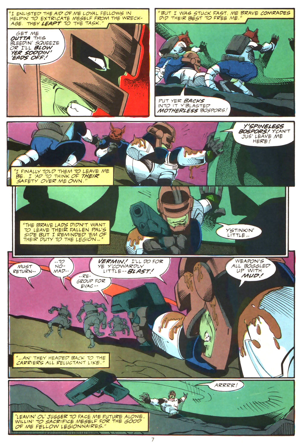 Read online Alien Legion (1987) comic -  Issue #5 - 9