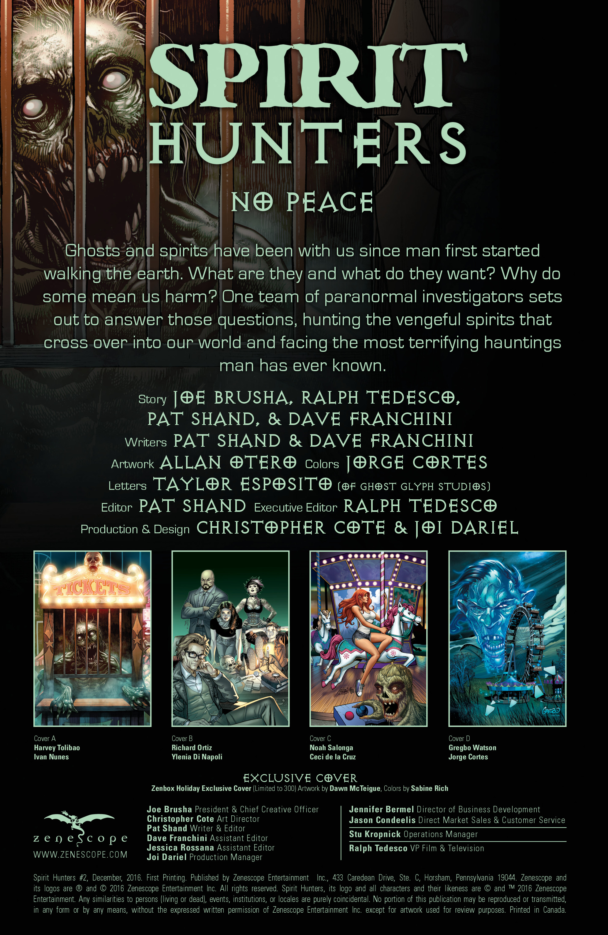 Read online Spirit Hunters comic -  Issue #2 - 2