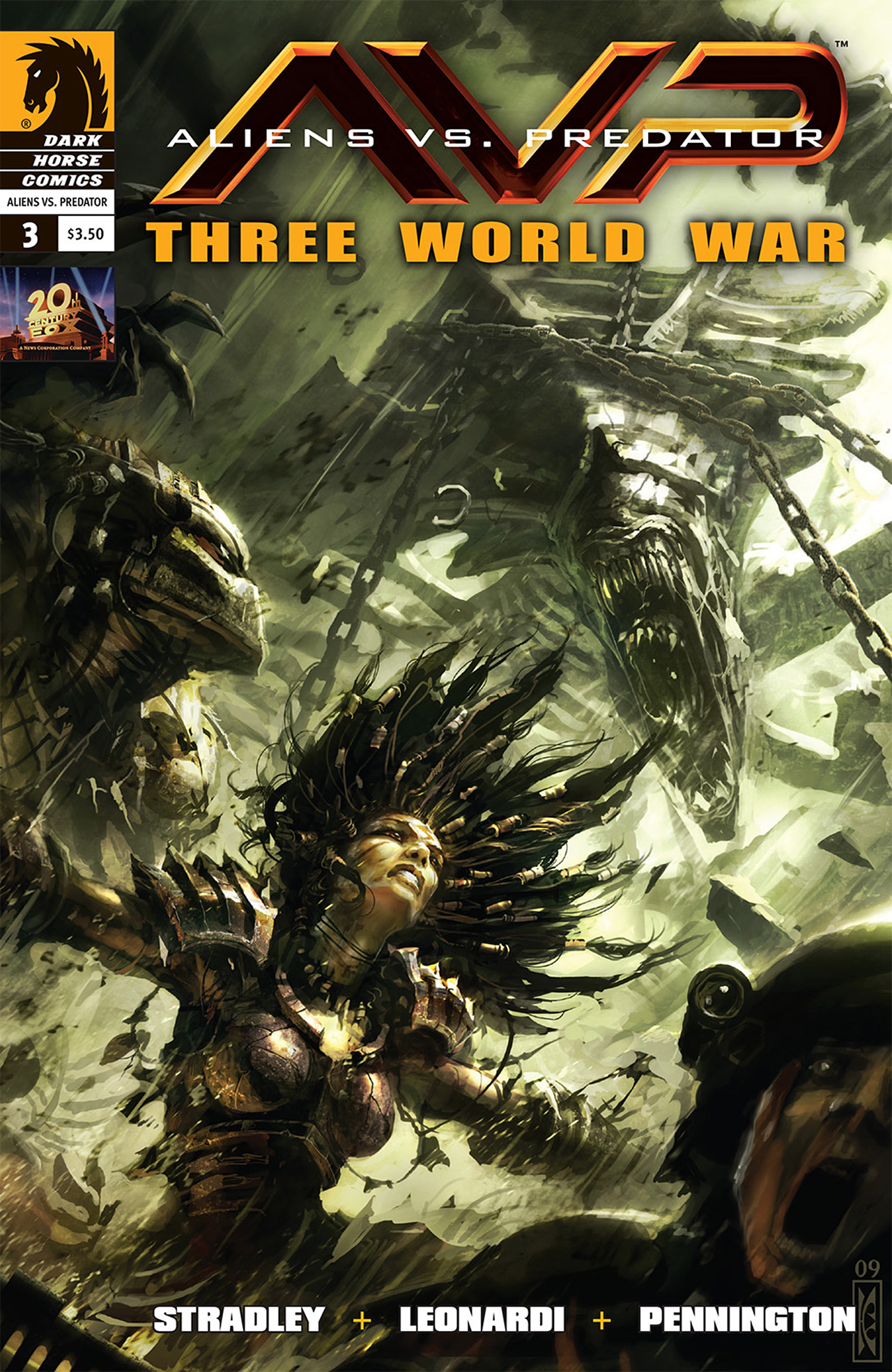 Read online Aliens vs. Predator: Three World War comic -  Issue #3 - 1