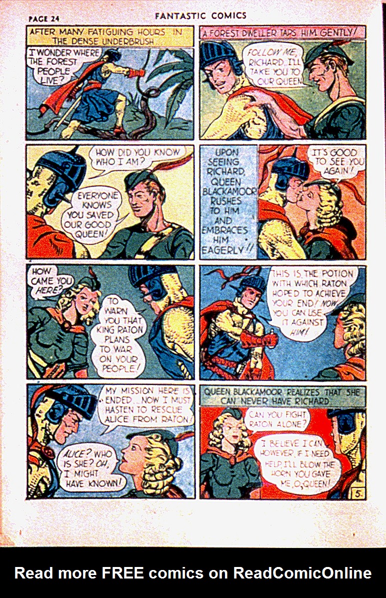 Read online Fantastic Comics comic -  Issue #13 - 27