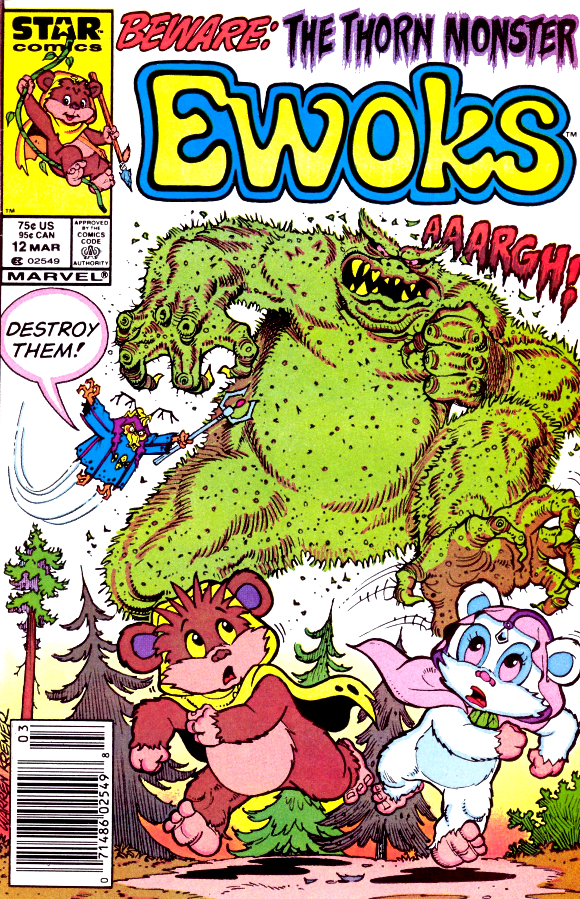 Read online Ewoks (1987) comic -  Issue #12 - 1