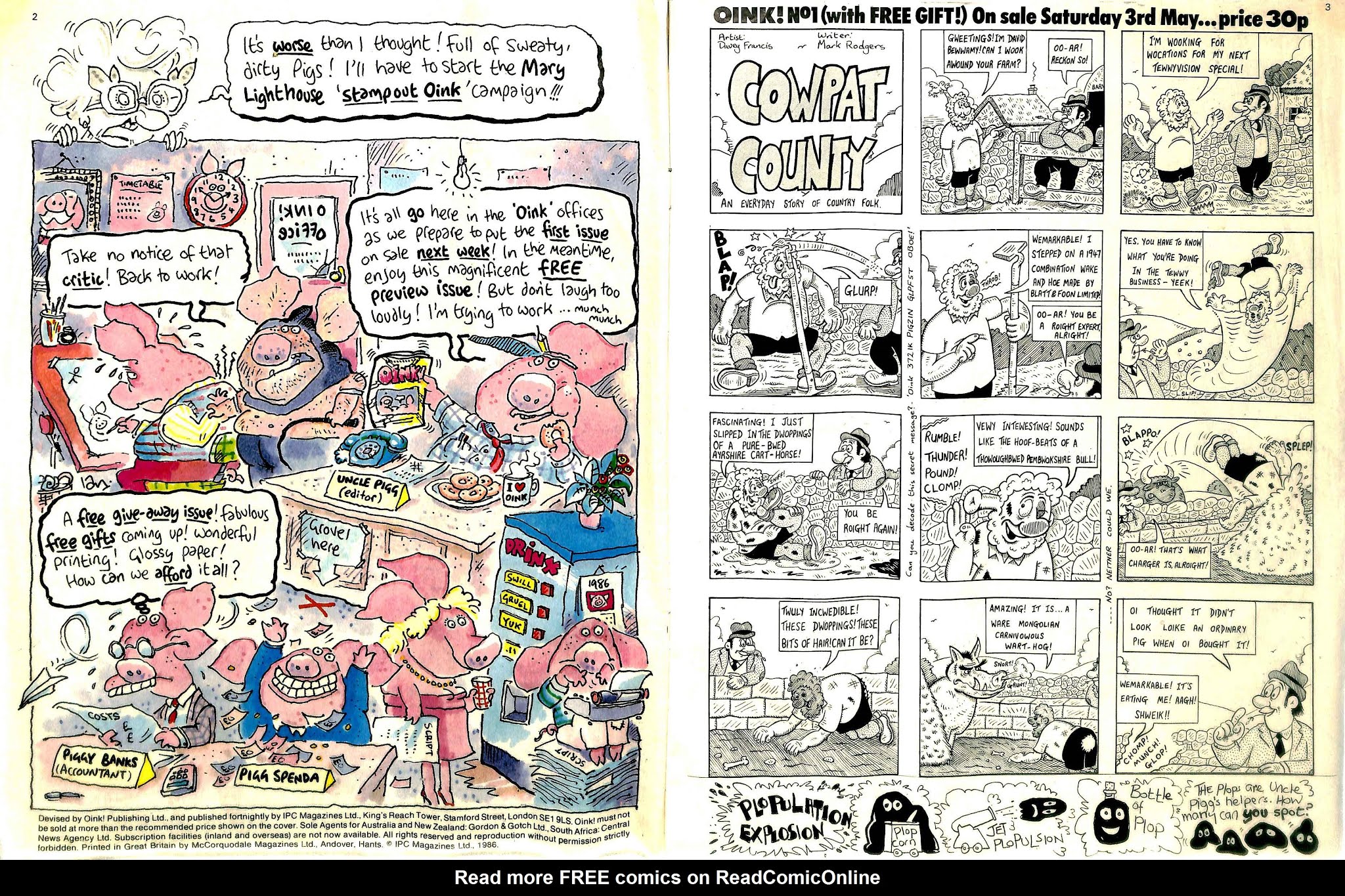 Read online Oink! comic -  Issue #0 - 2