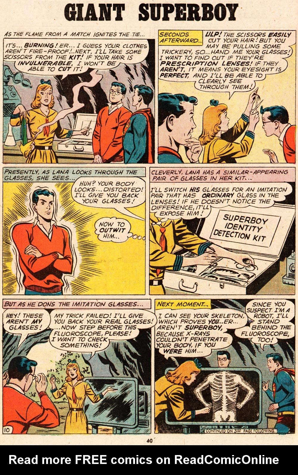 Read online Superboy (1949) comic -  Issue #208 - 32