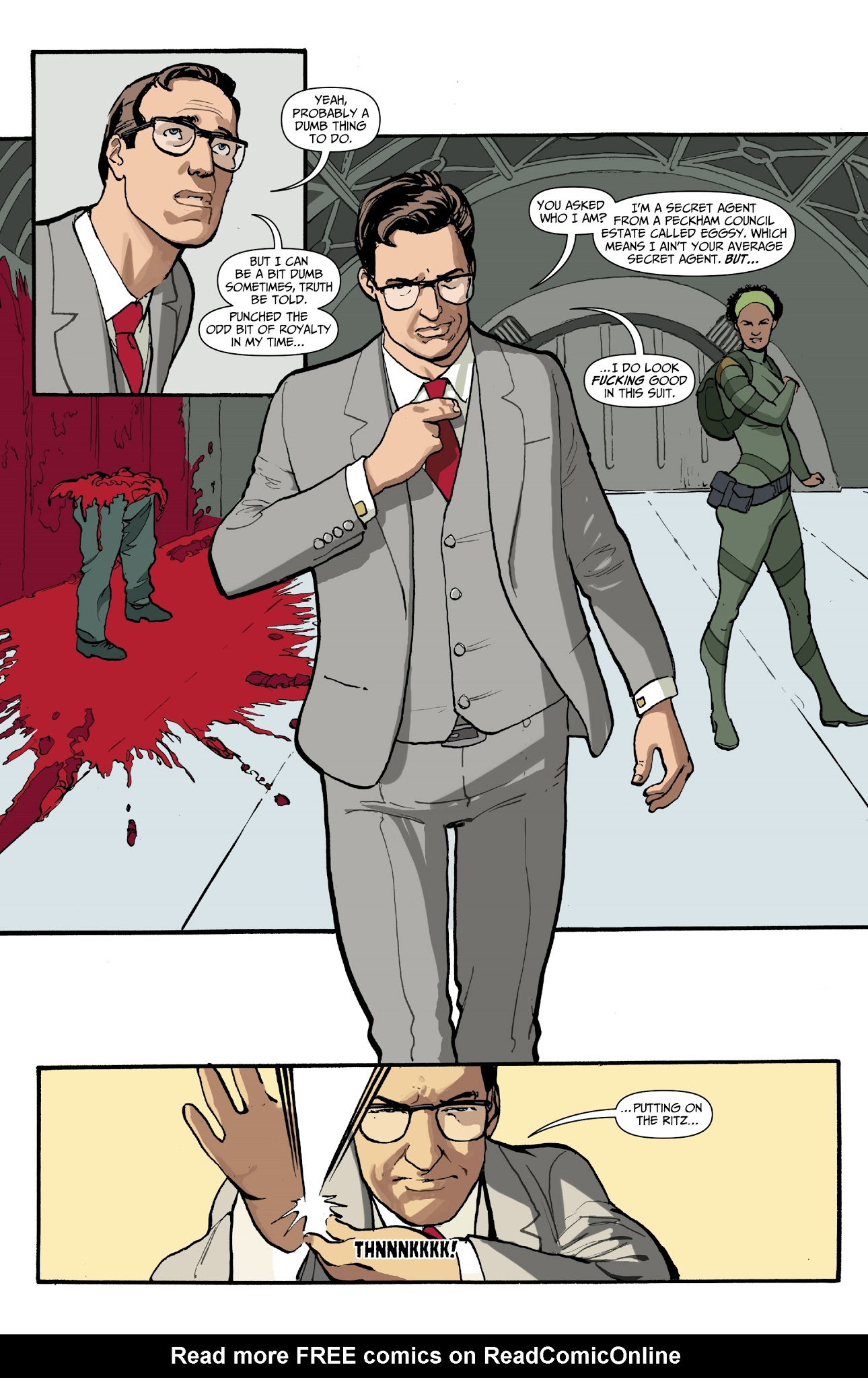 Read online Kingsman: The Red Diamond comic -  Issue #6 - 12