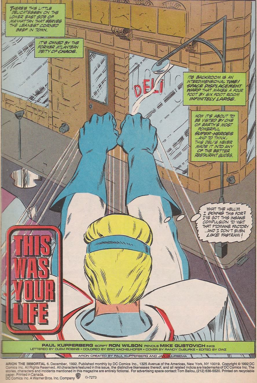 Read online Arion the Immortal comic -  Issue #6 - 2