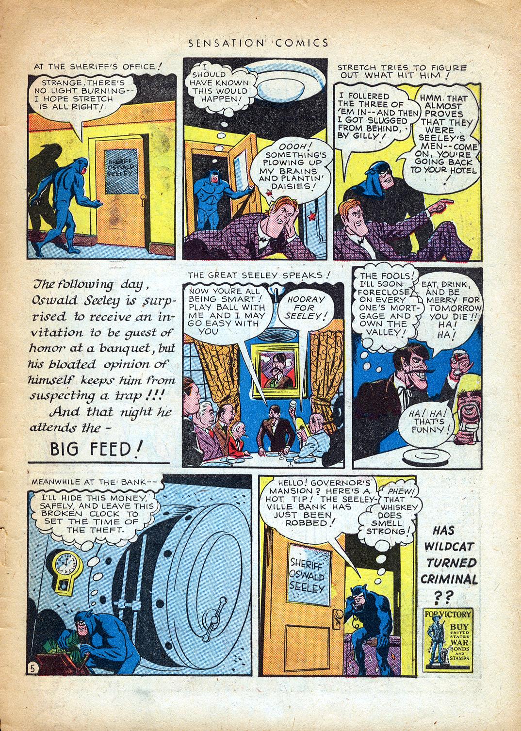 Read online Sensation (Mystery) Comics comic -  Issue #37 - 45