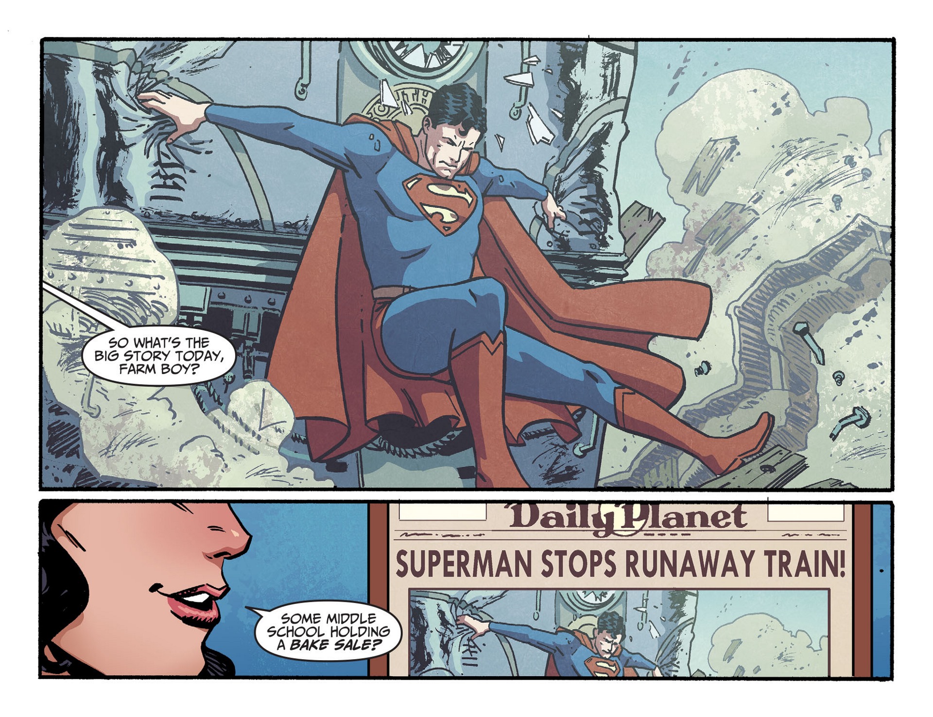 Read online Adventures of Superman [I] comic -  Issue #43 - 3