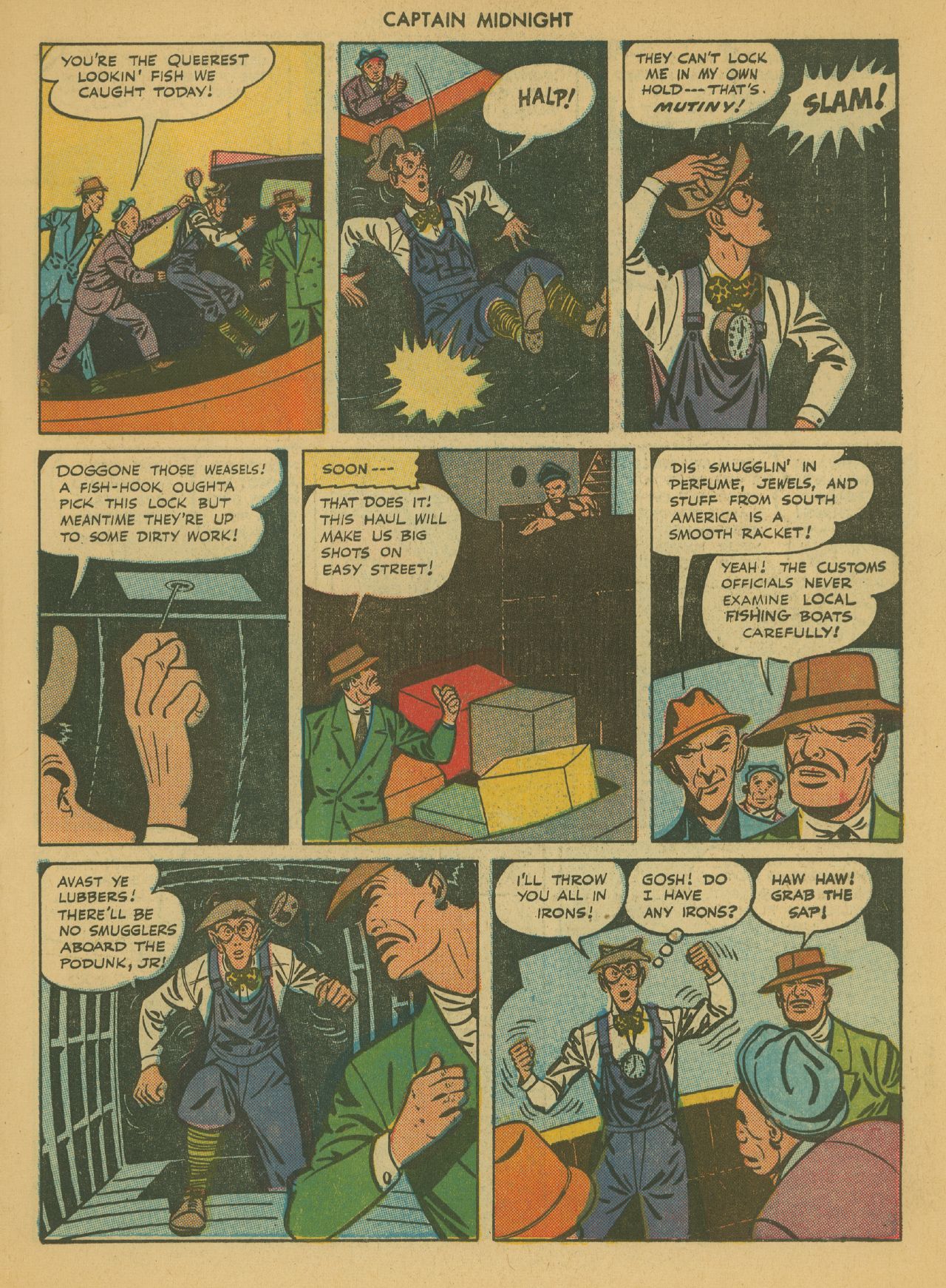 Read online Captain Midnight (1942) comic -  Issue #36 - 19