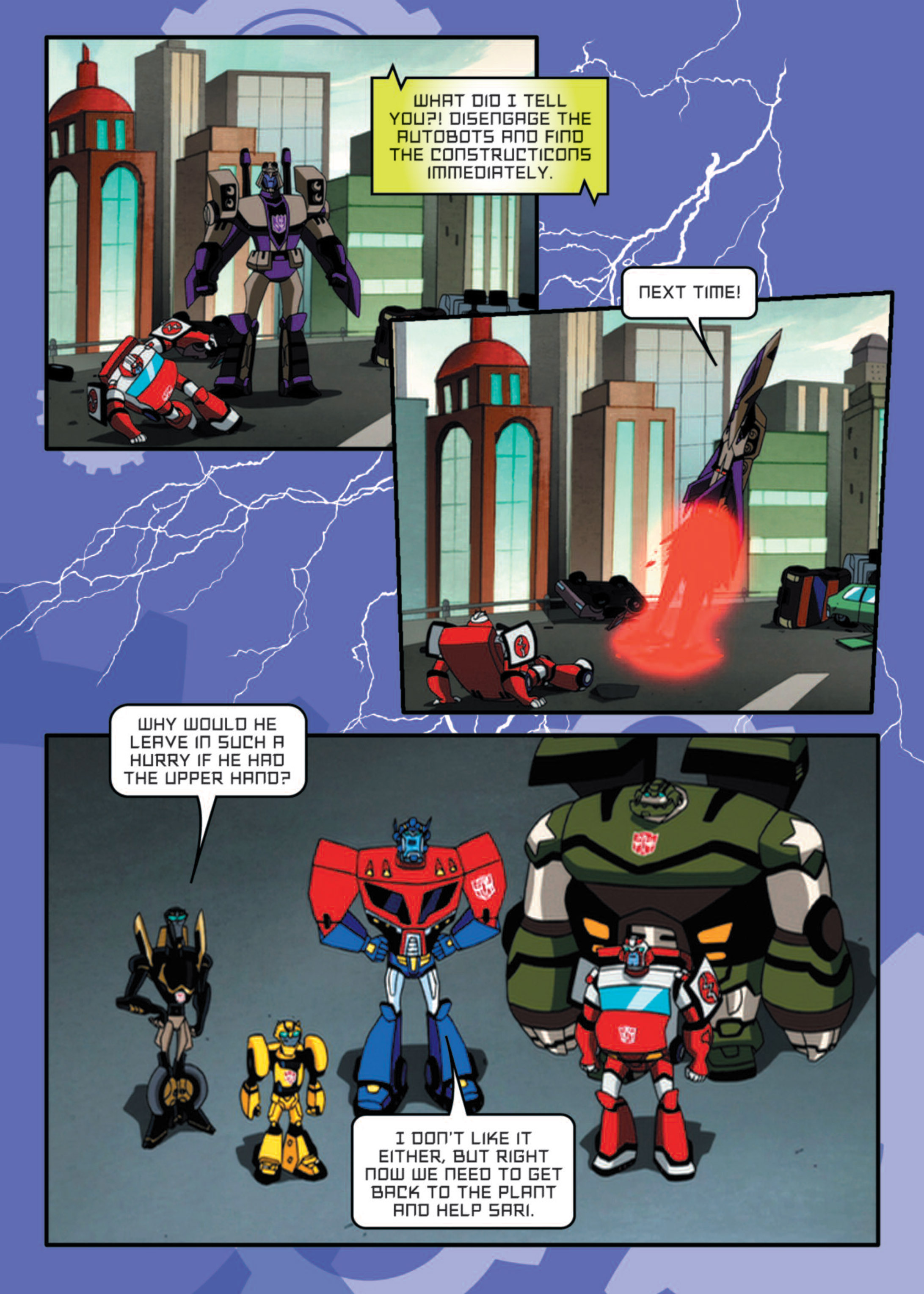 Read online Transformers Animated comic -  Issue #12 - 107