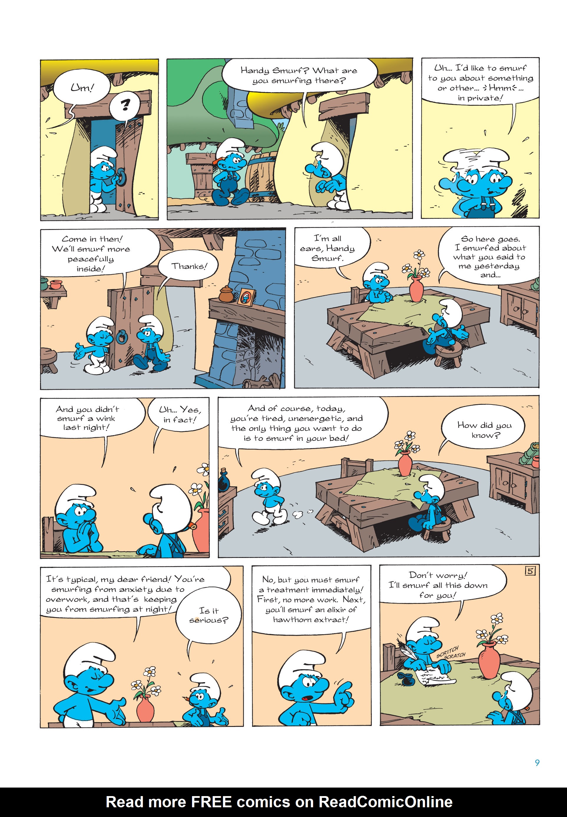 Read online The Smurfs comic -  Issue #20 - 9