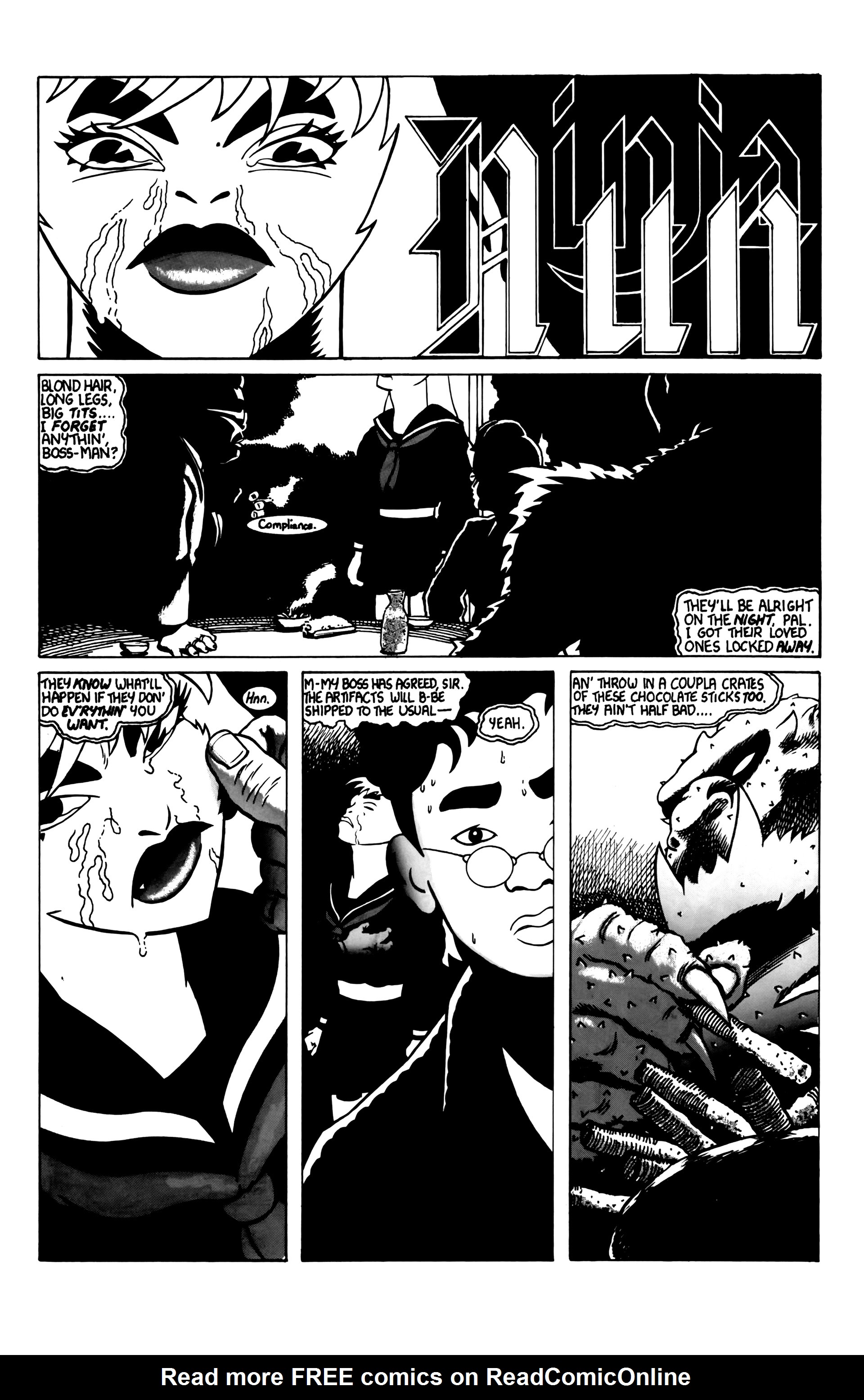 Read online Warrior Nun: Black & White comic -  Issue #7 - 20