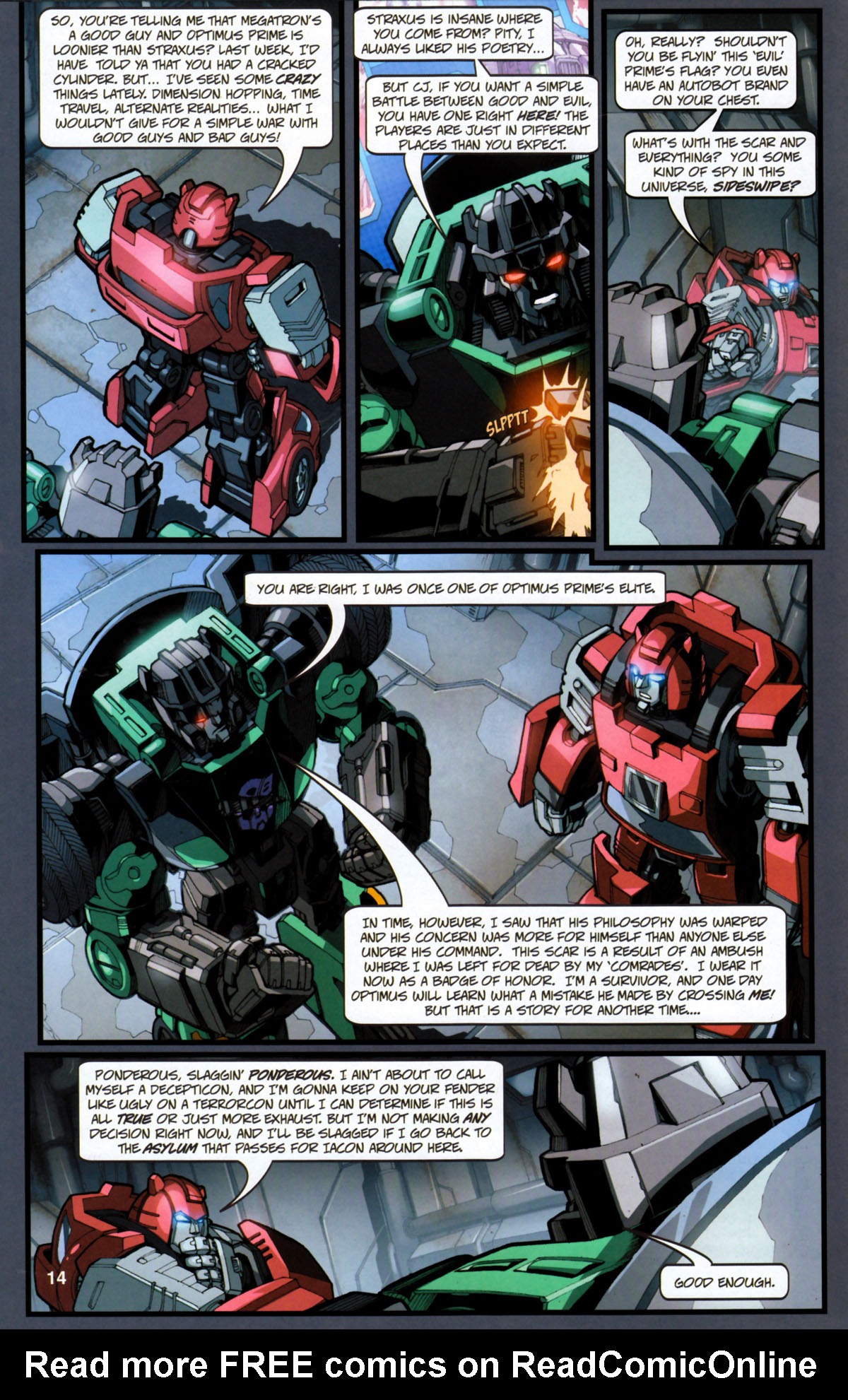 Read online Transformers: Timelines comic -  Issue #3 - 16