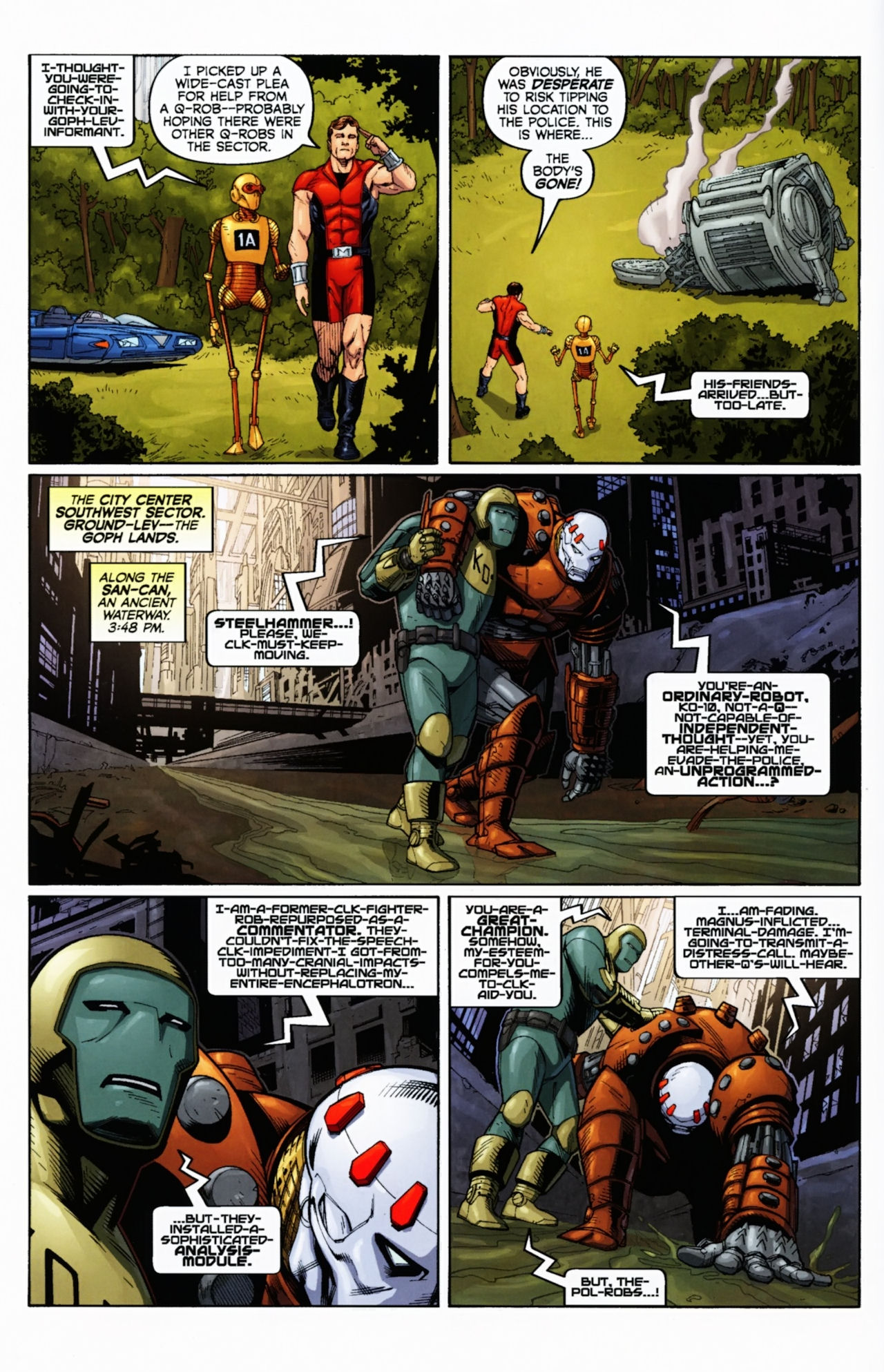 Read online Magnus, Robot Fighter (2010) comic -  Issue #4 - 14