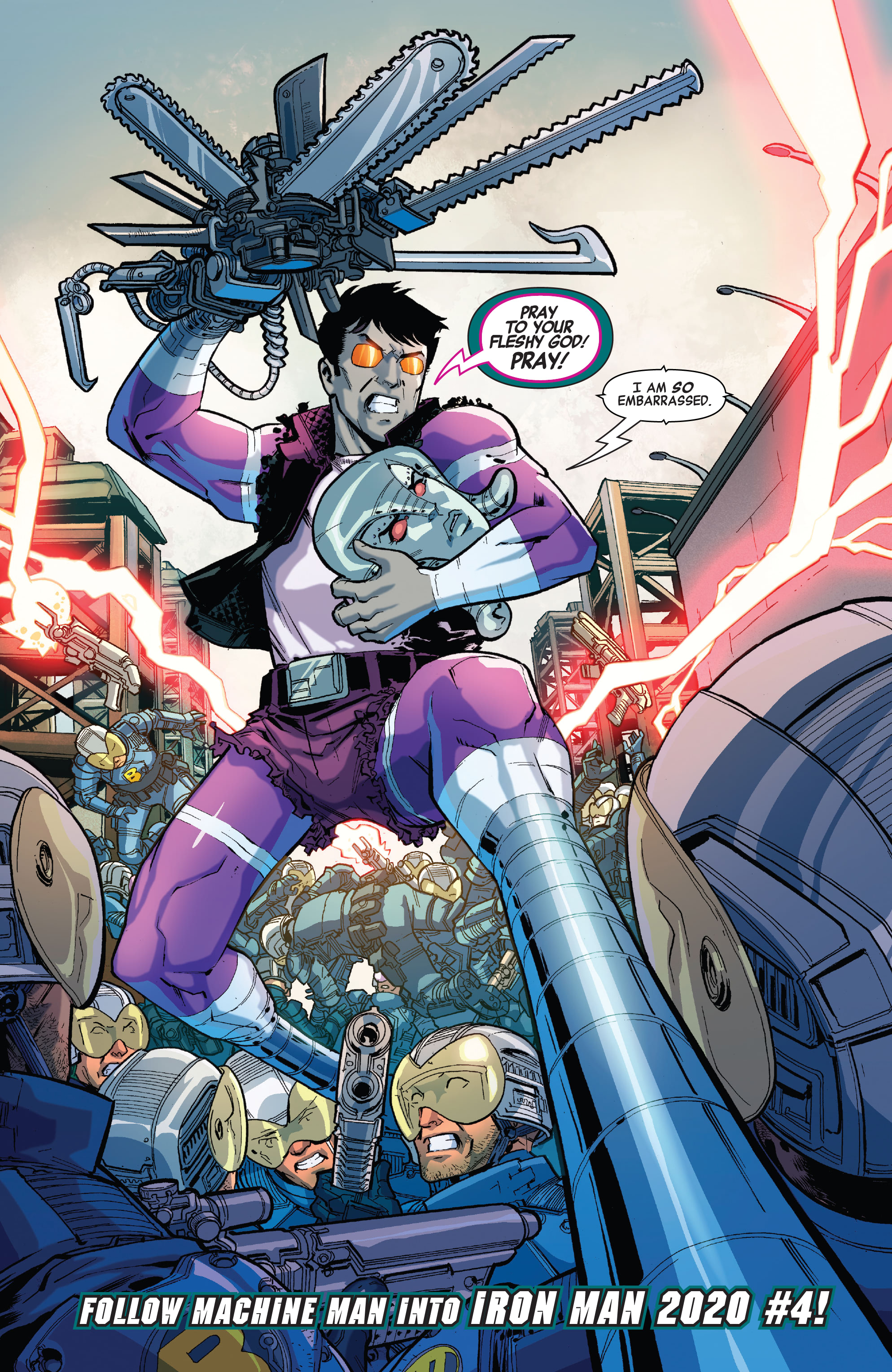Read online 2020 Machine Man comic -  Issue #2 - 22