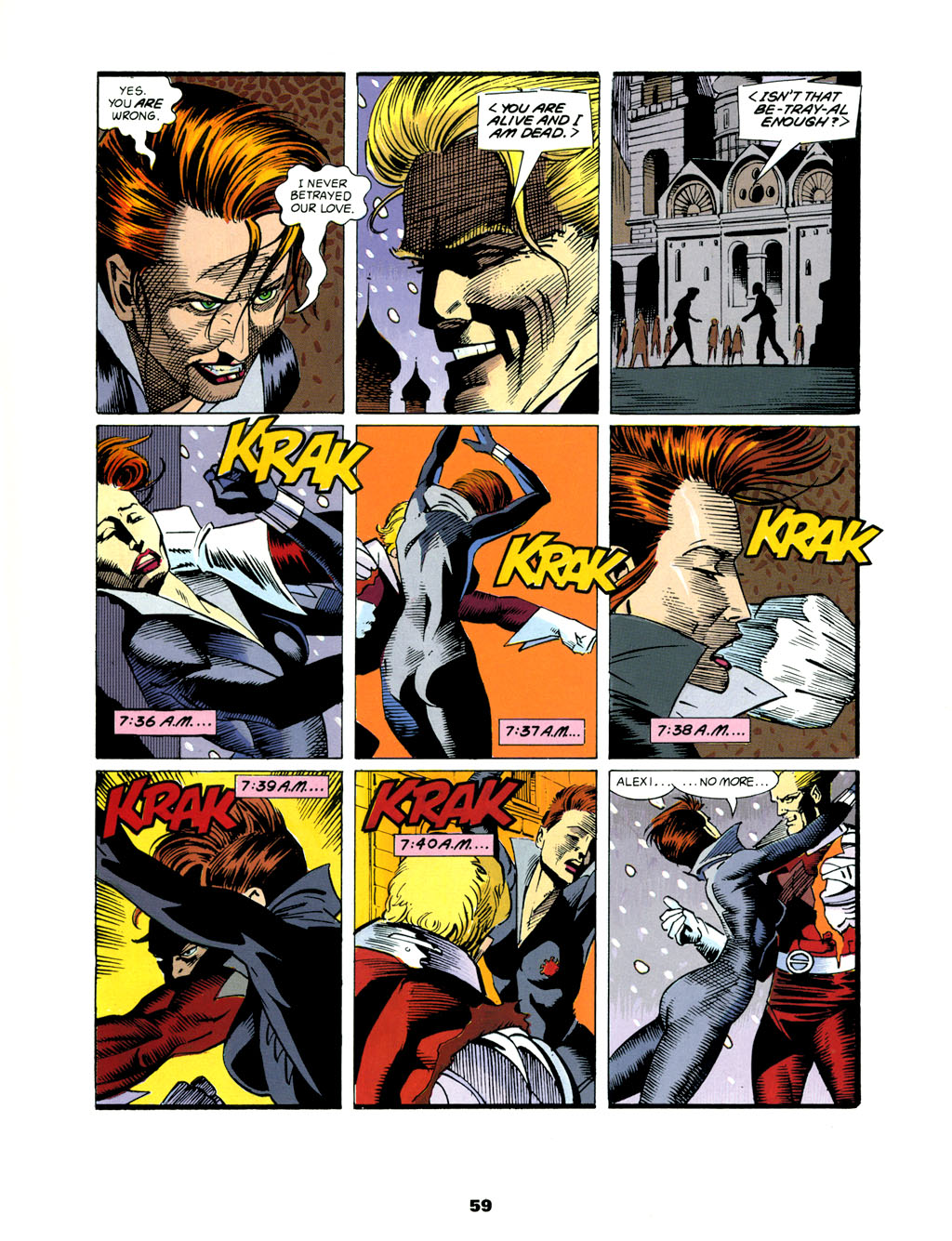 Read online Marvel Graphic Novel comic -  Issue #61 - Black Widow - The Coldest War - 60