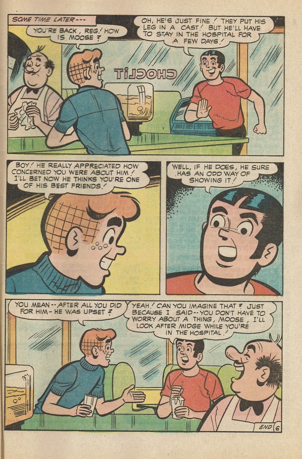 Read online Reggie and Me (1966) comic -  Issue #56 - 48
