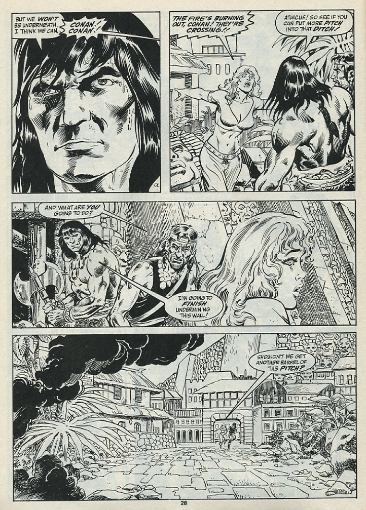 Read online The Savage Sword Of Conan comic -  Issue #182 - 30