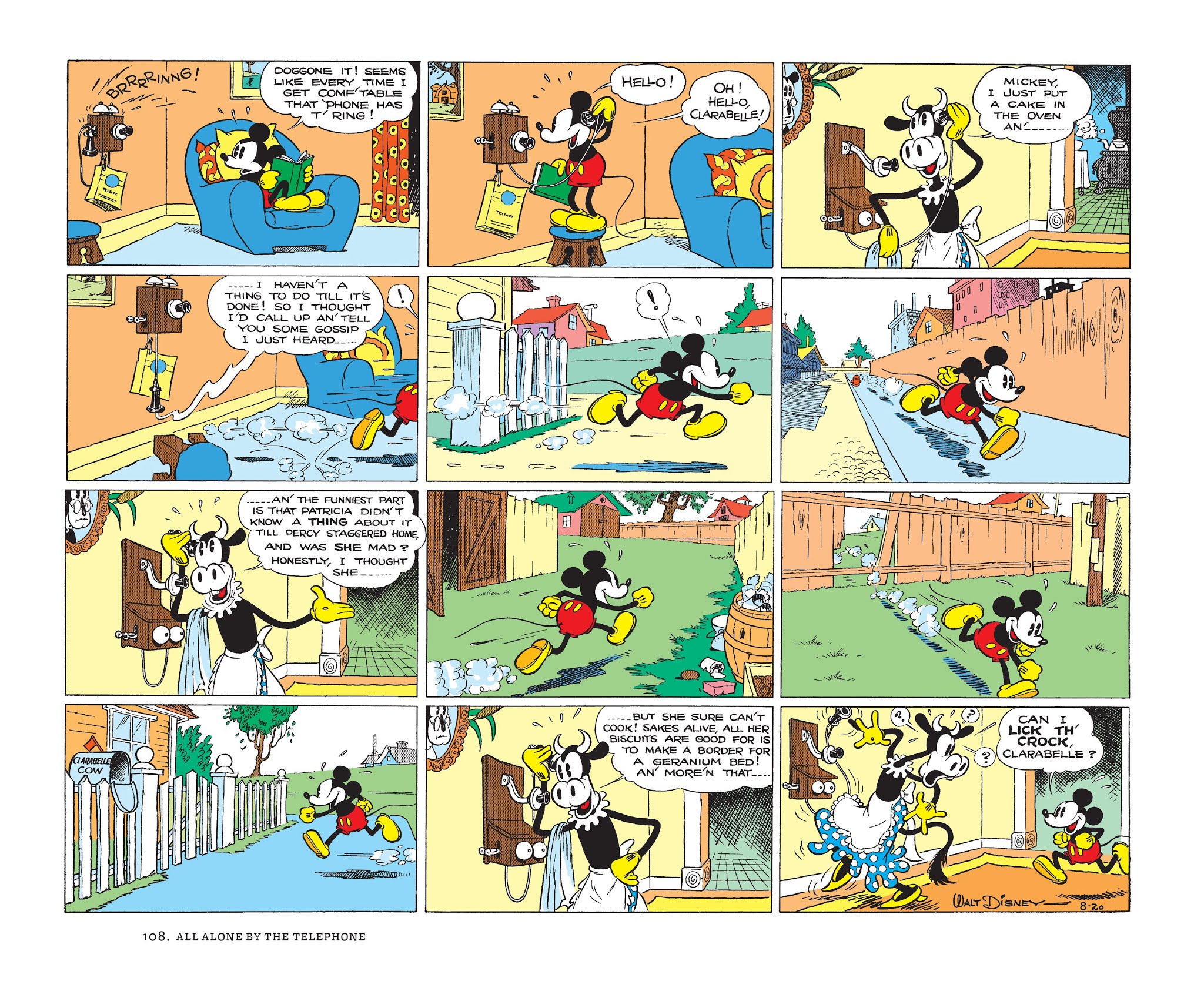 Read online Walt Disney's Mickey Mouse Color Sundays comic -  Issue # TPB 1 (Part 2) - 8