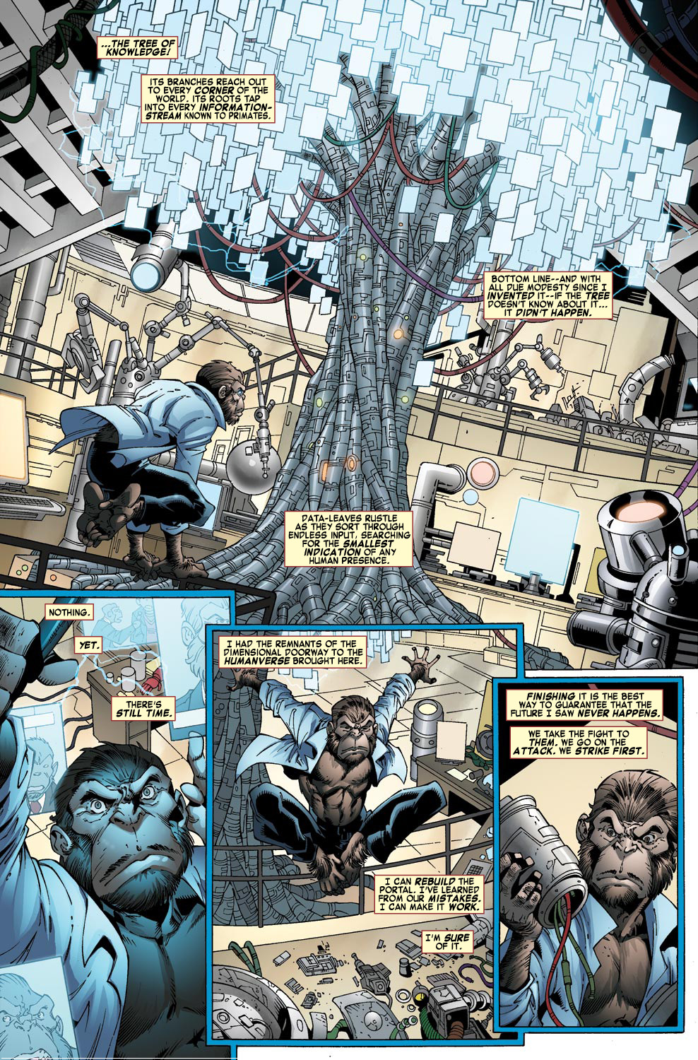 Read online Marvel Apes: Prime Eight comic -  Issue #1 - 5