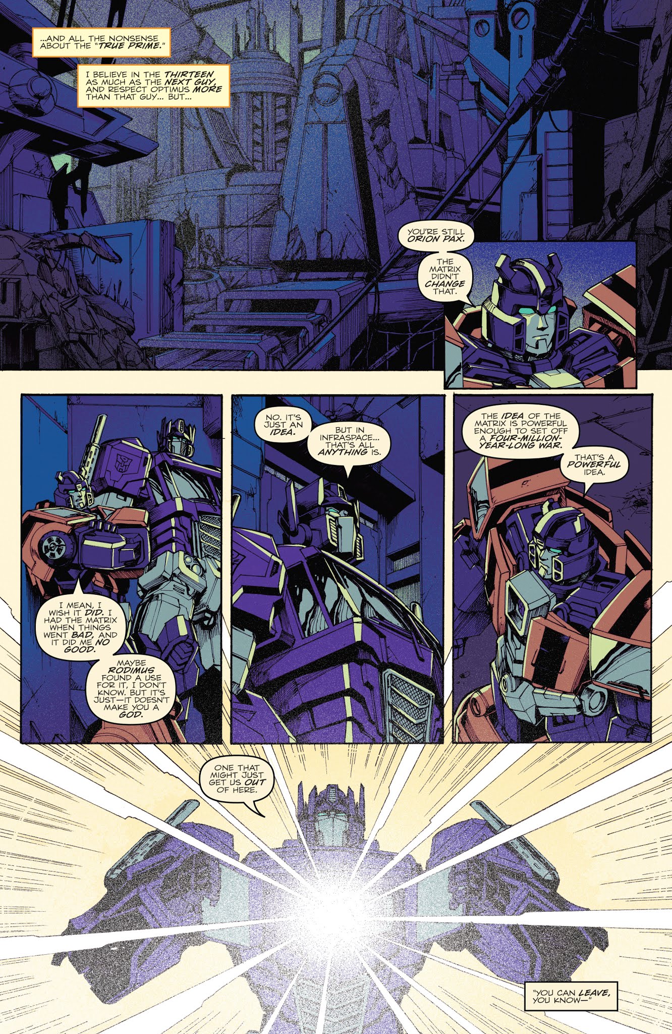 Read online Optimus Prime comic -  Issue #20 - 22