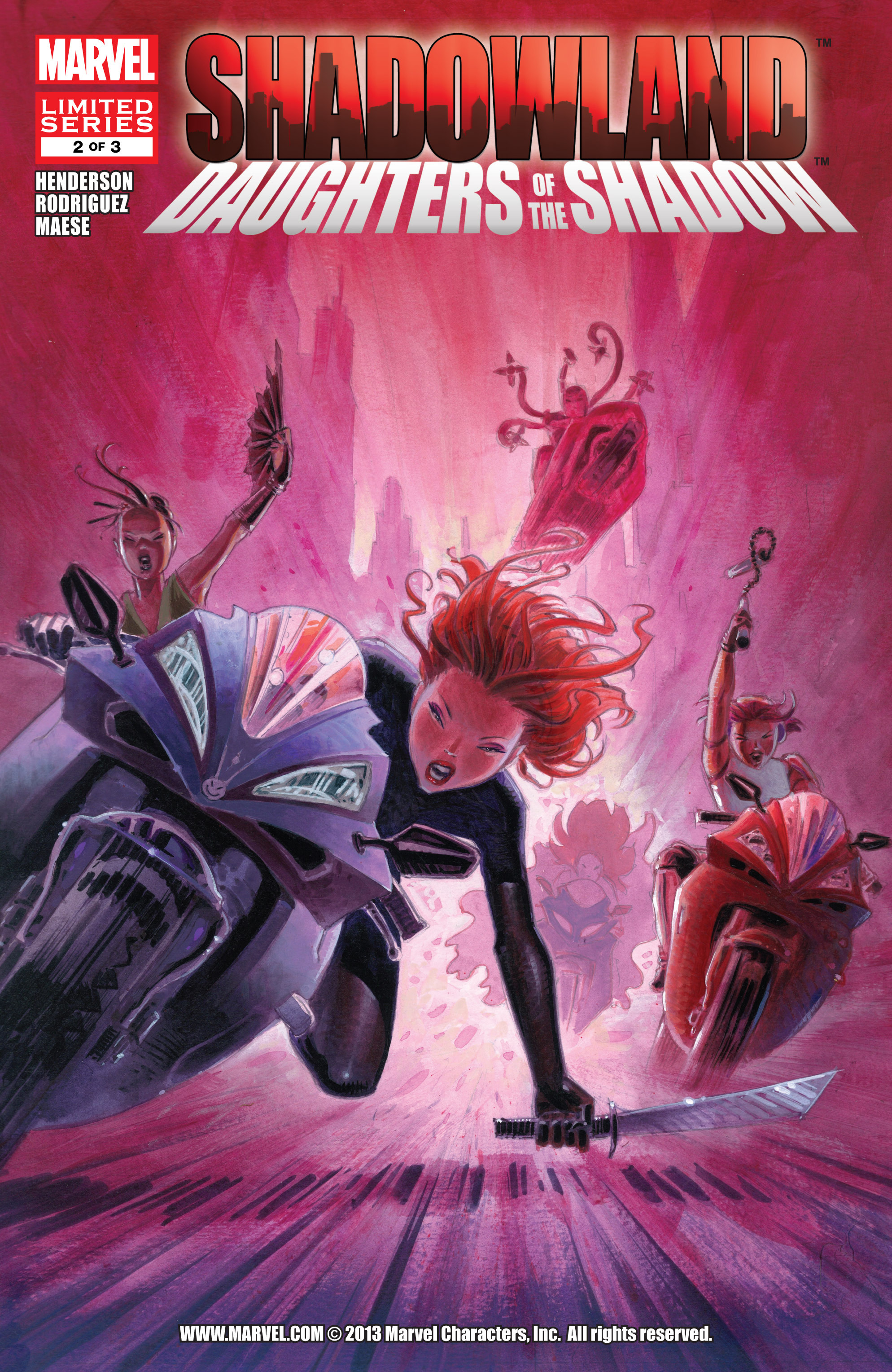 Read online Shadowland: Daughters of the Shadow comic -  Issue #2 - 1