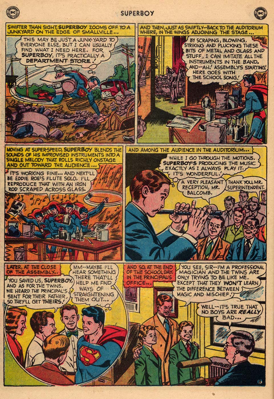 Read online Superboy (1949) comic -  Issue #13 - 37